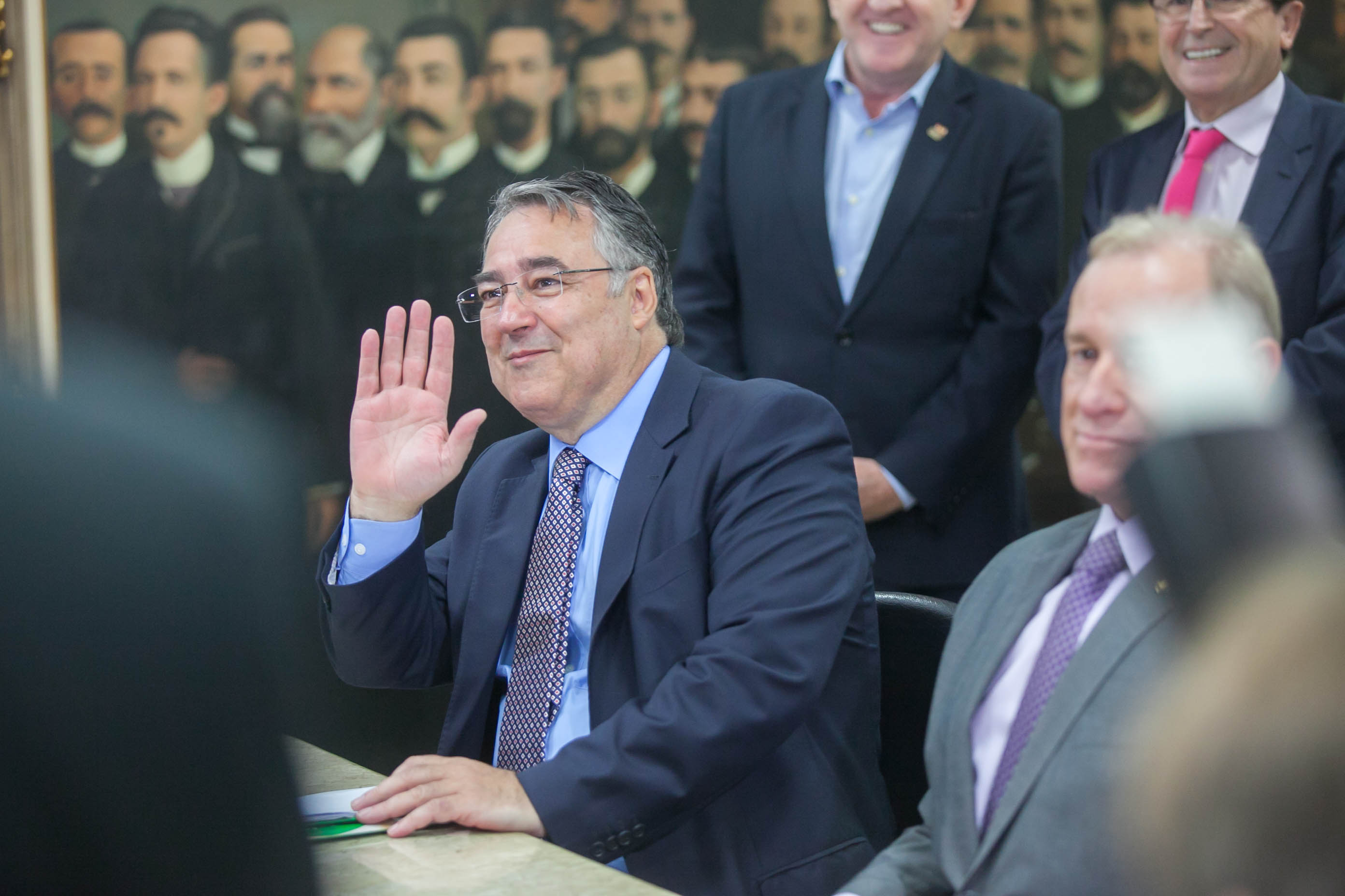 Governador se reune com lideranças da ALESC na Presidência