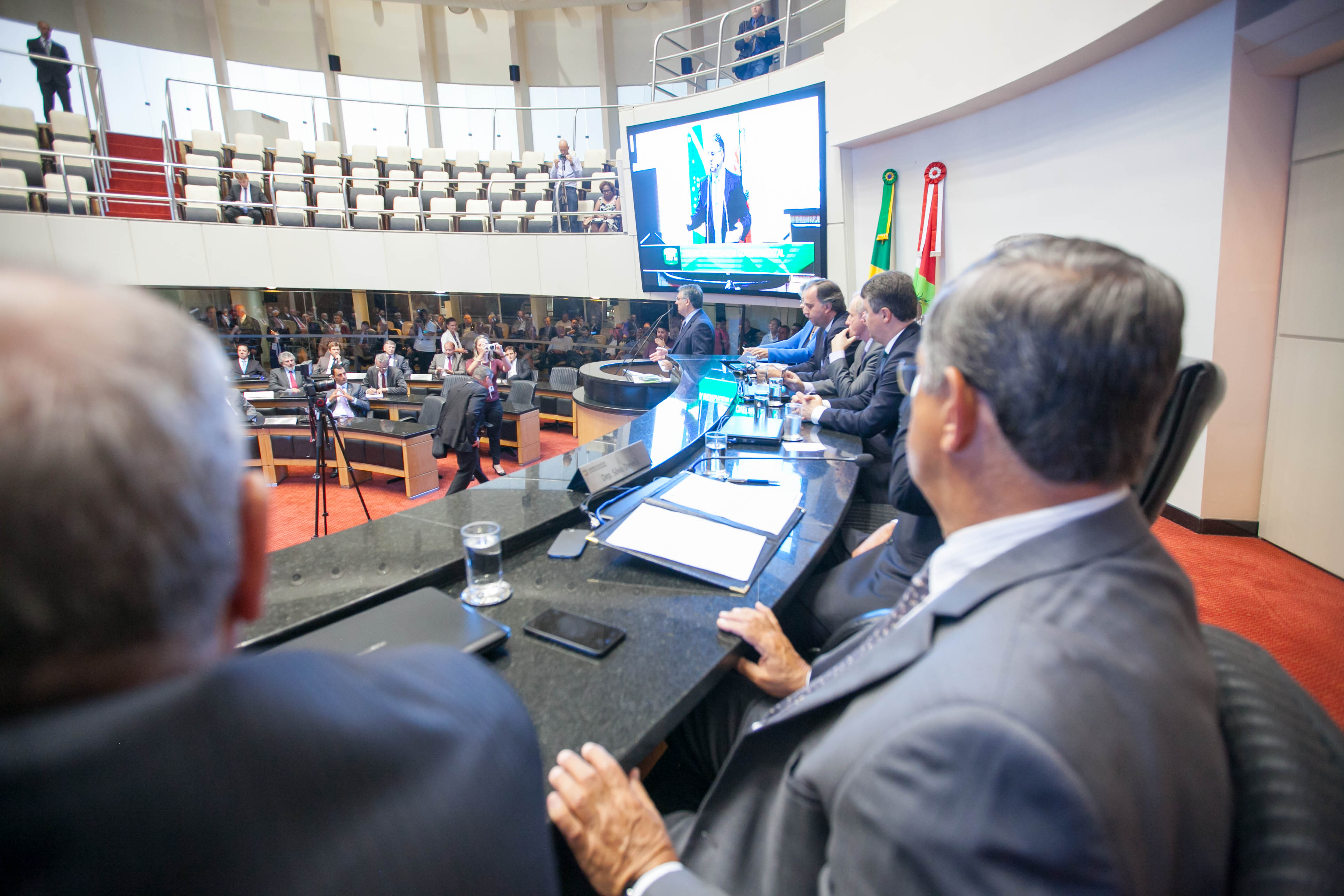 Governador Raimundo Colombo Faz Leitura da Mensagem Anual na Alesc