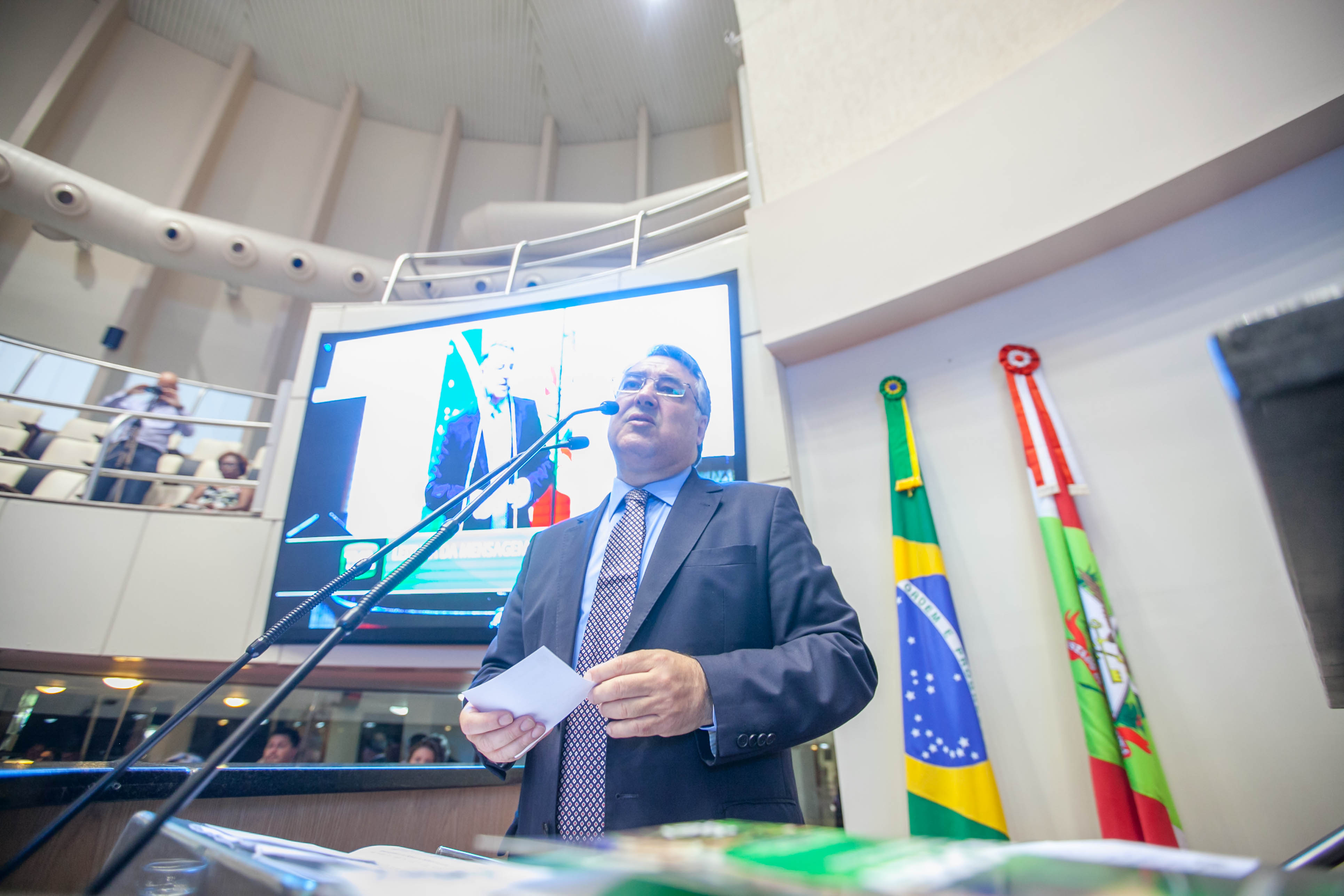 Governador Raimundo Colombo Faz Leitura da Mensagem Anual na Alesc