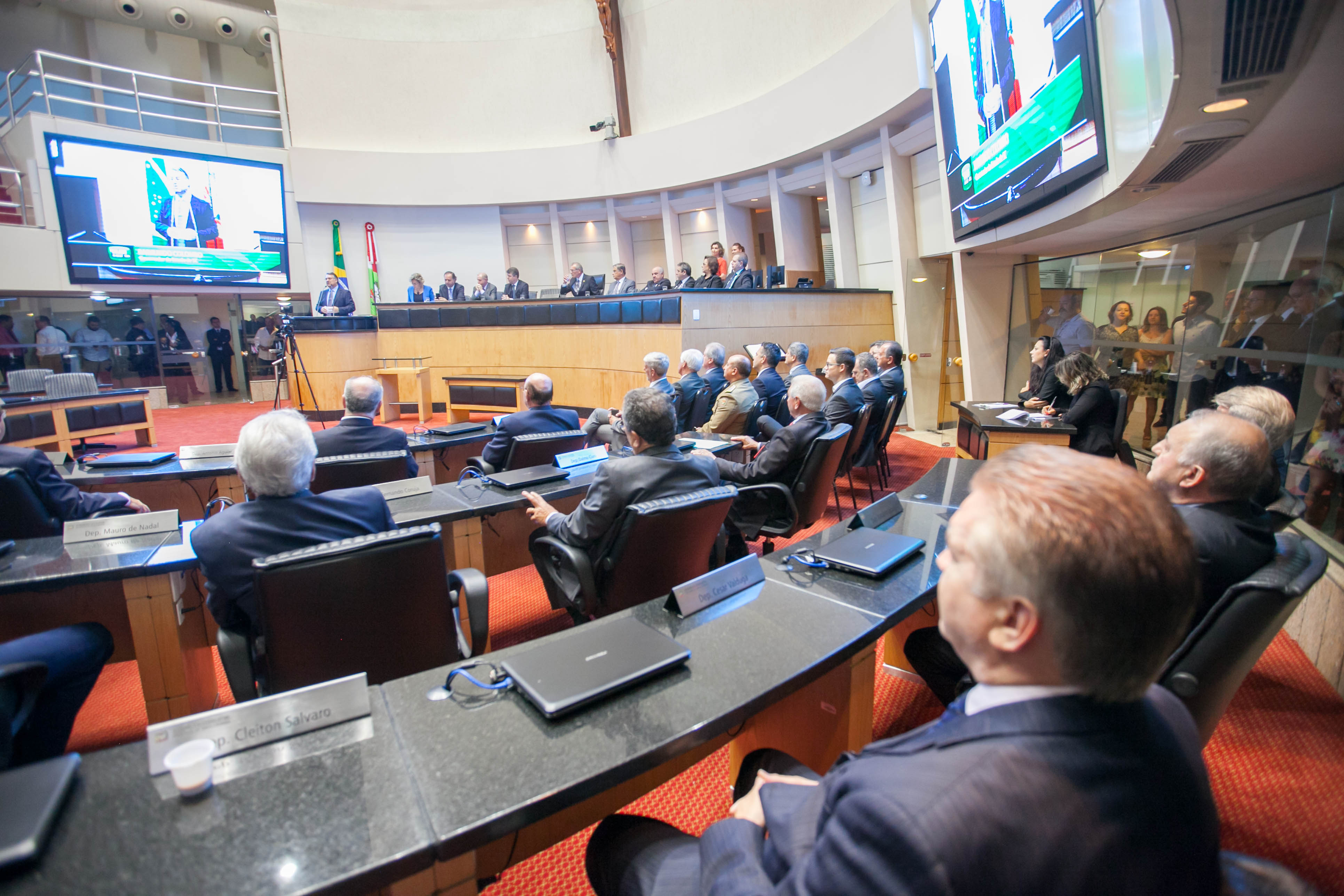 Governador Raimundo Colombo Faz Leitura da Mensagem Anual na Alesc