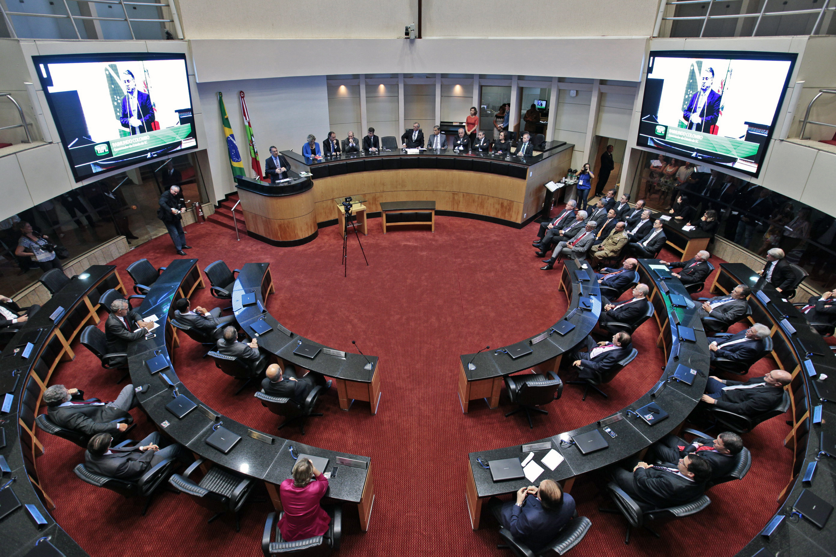 Governador Raimundo Colombo Faz Leitura da Mensagem Anual na Alesc