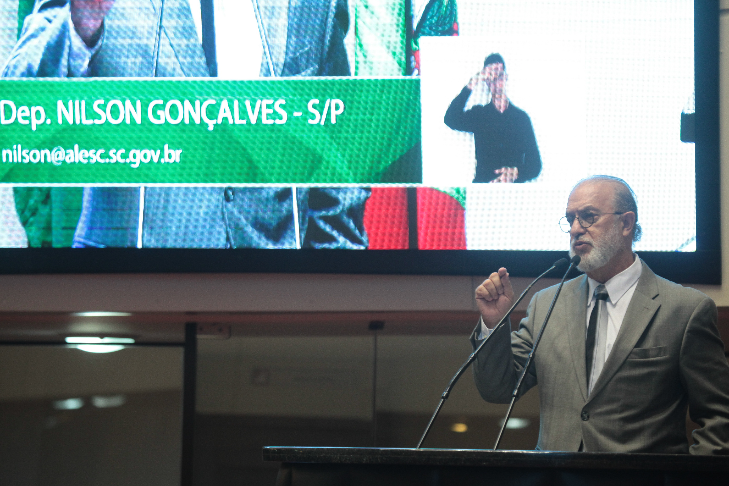 Sessão ordinária.  Deputado Nilson Gonçalves (PSDB)
