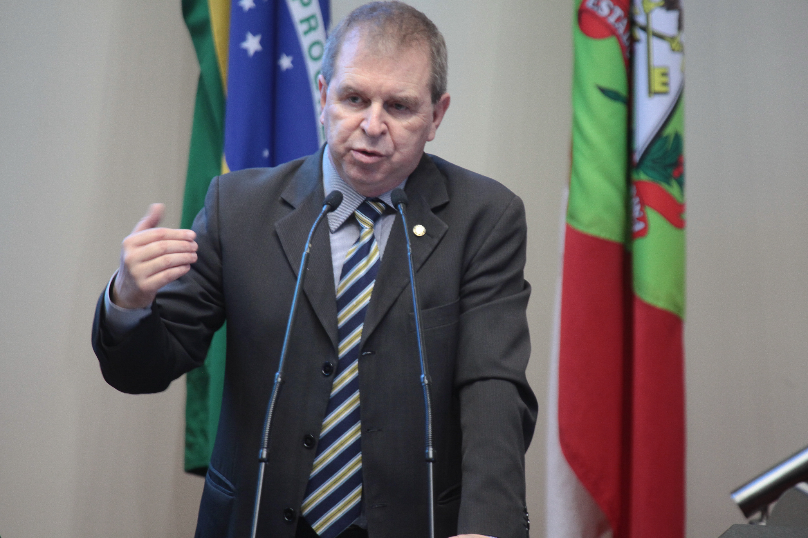 Sessão ordinária. Deputado Maurício Eskudlark (PR). Foto: Miriam Zomer/Agência A