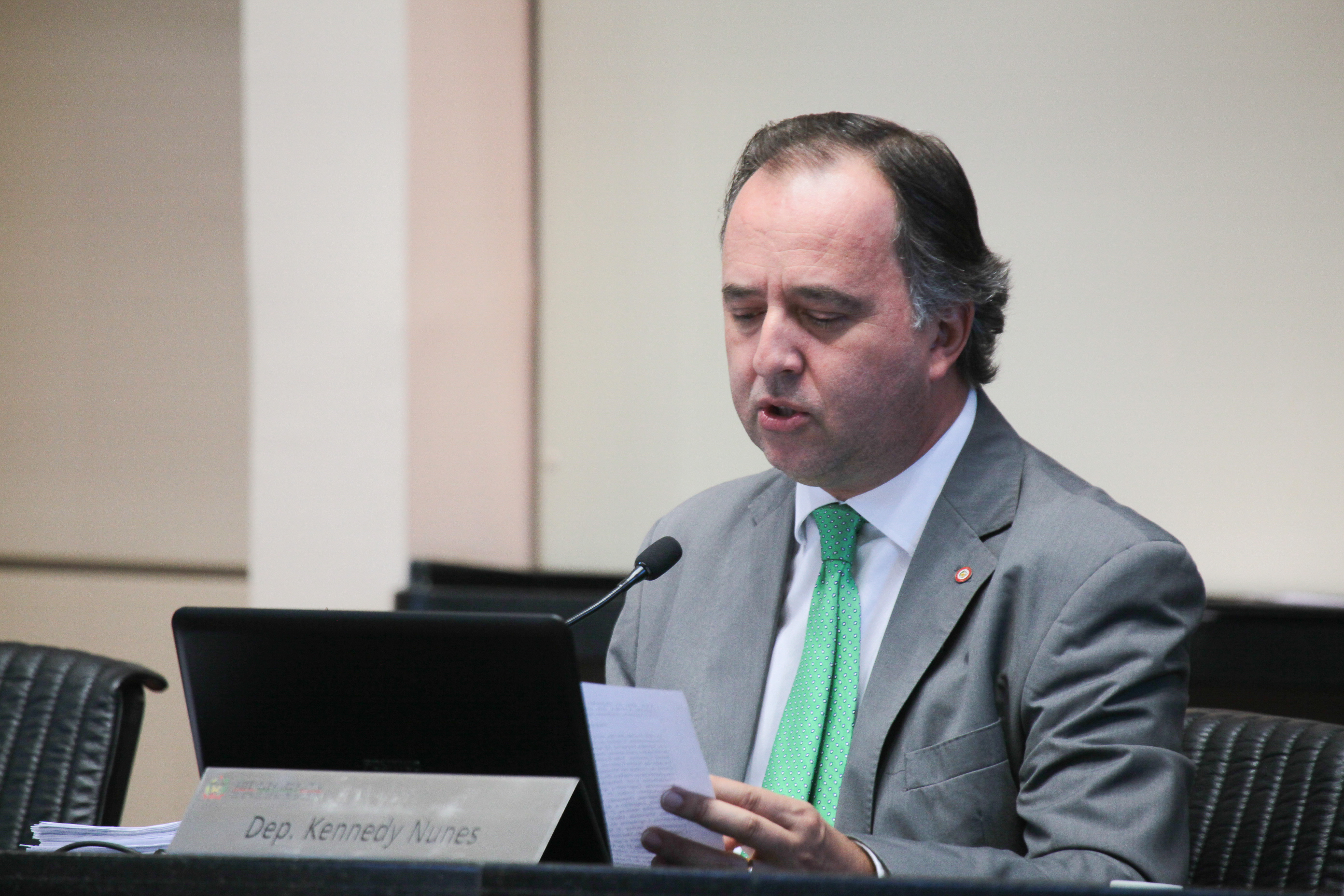 Sessão ordinária. Deputado Kennedy Nunes (PSD).  Foto: Solon Soares/Agência AL.