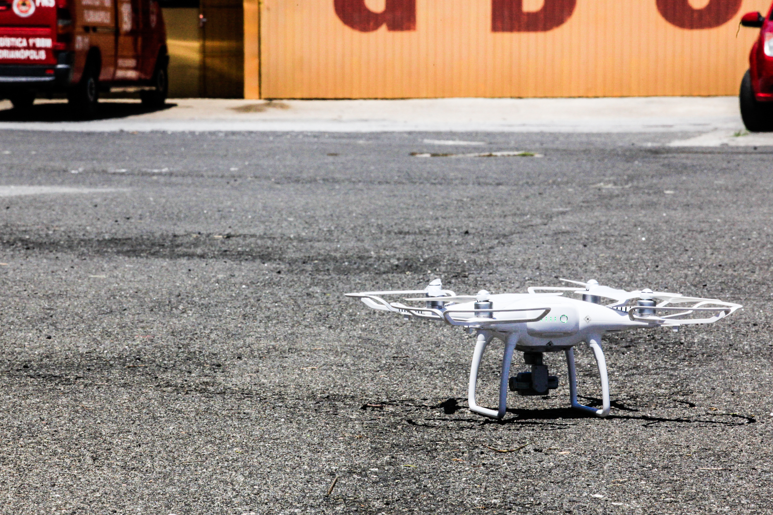 Drone nas operações do corpo de  bombeiros.
