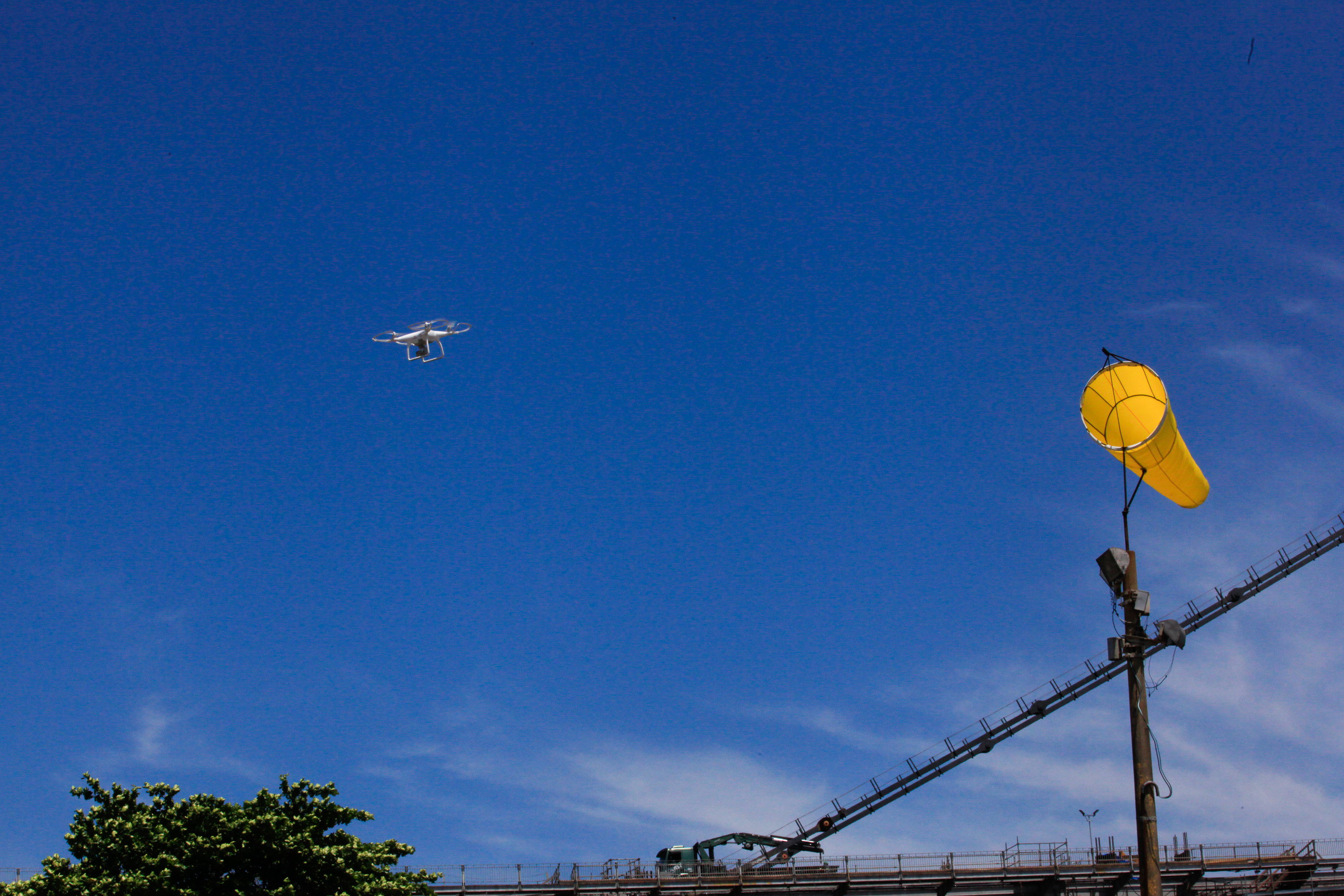 Drone nas operações do corpo de  bombeiros.