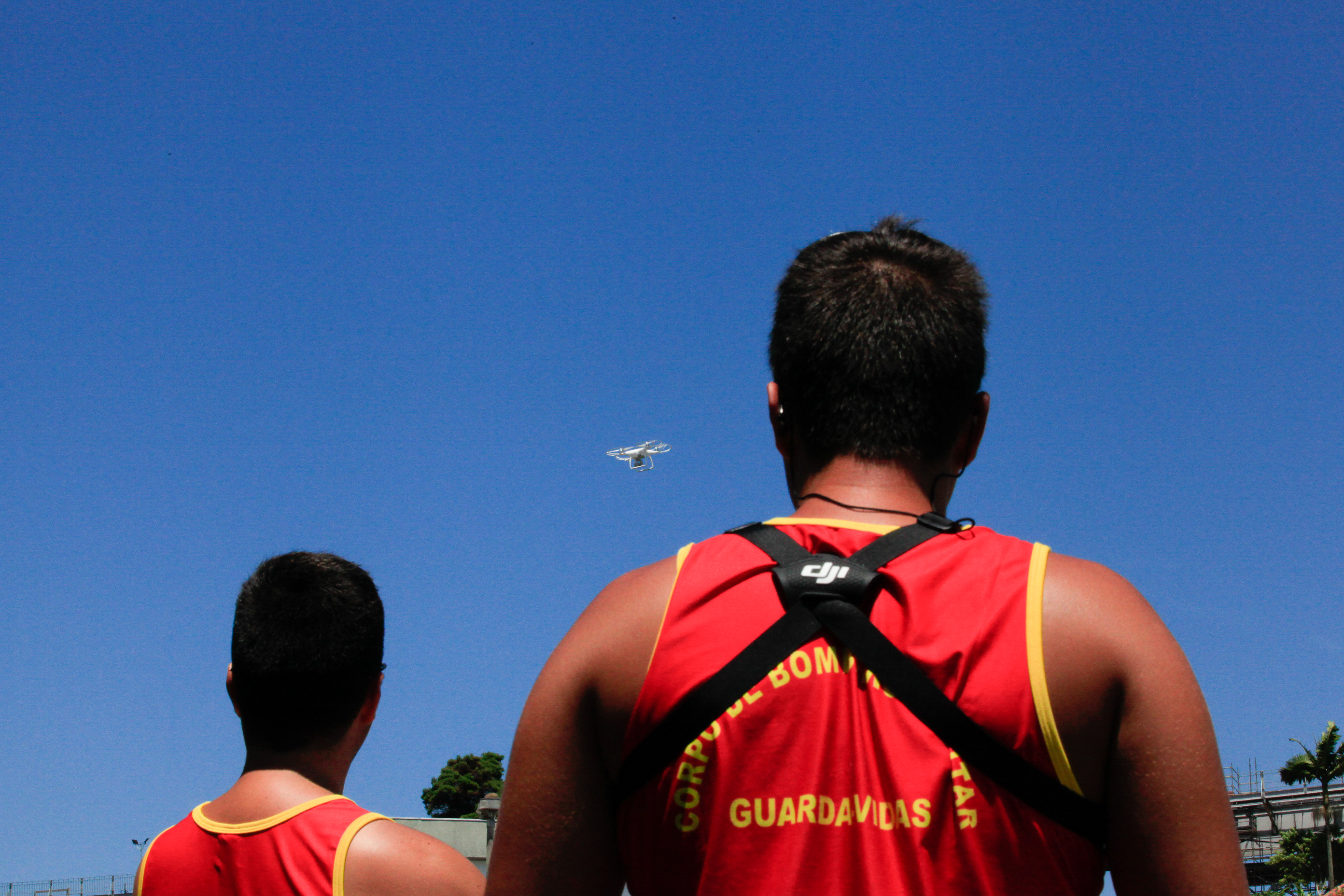 Drone nas operações do corpo de  bombeiros.