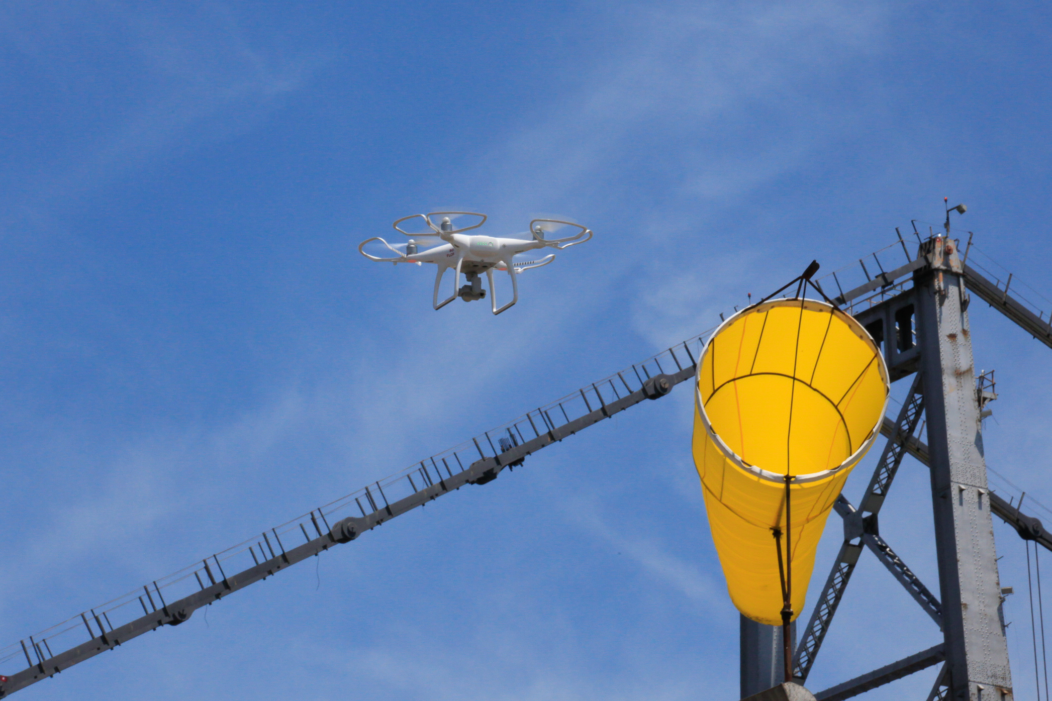 Drone nas operações do corpo de  bombeiros.