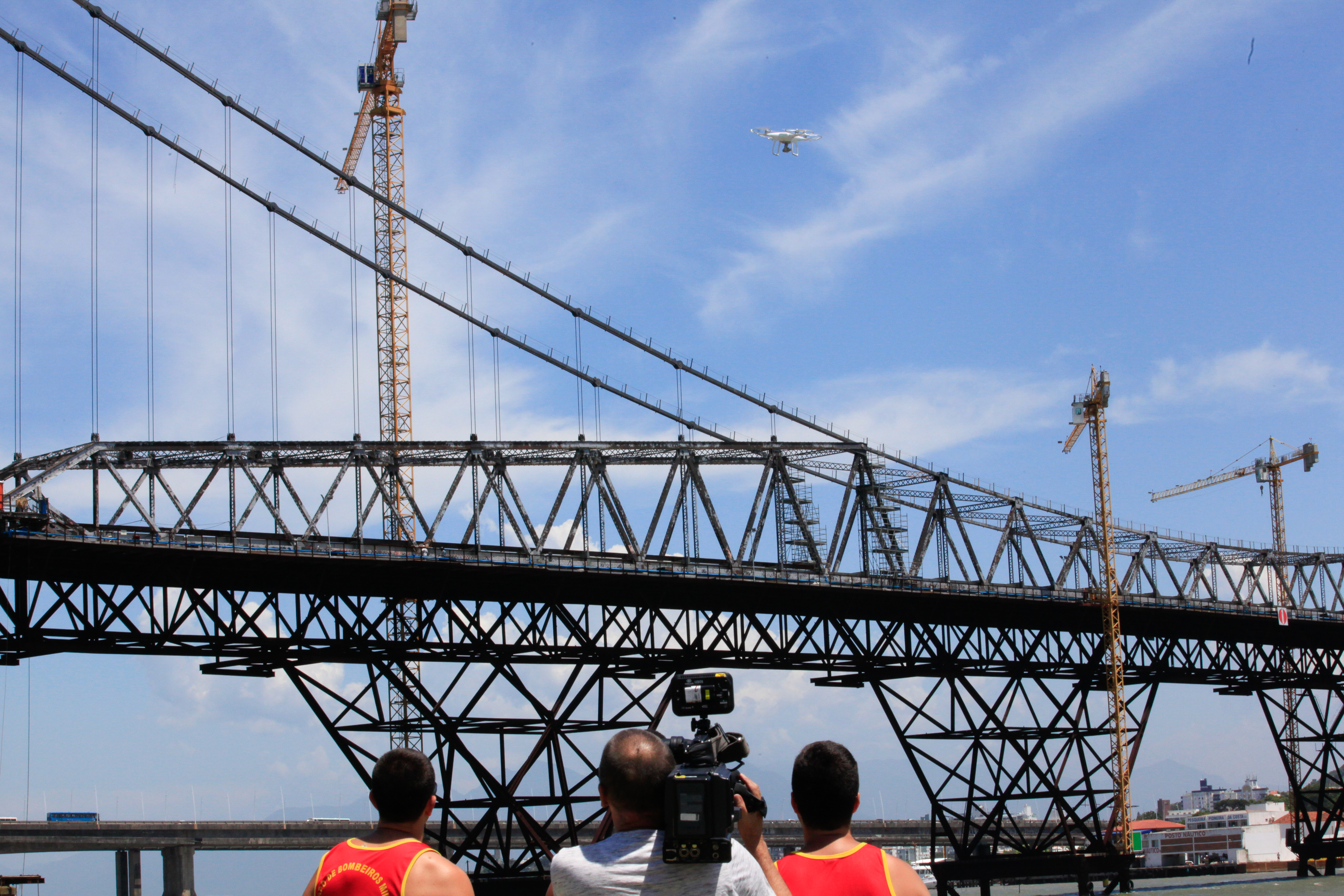 Drone nas operações do corpo de  bombeiros.