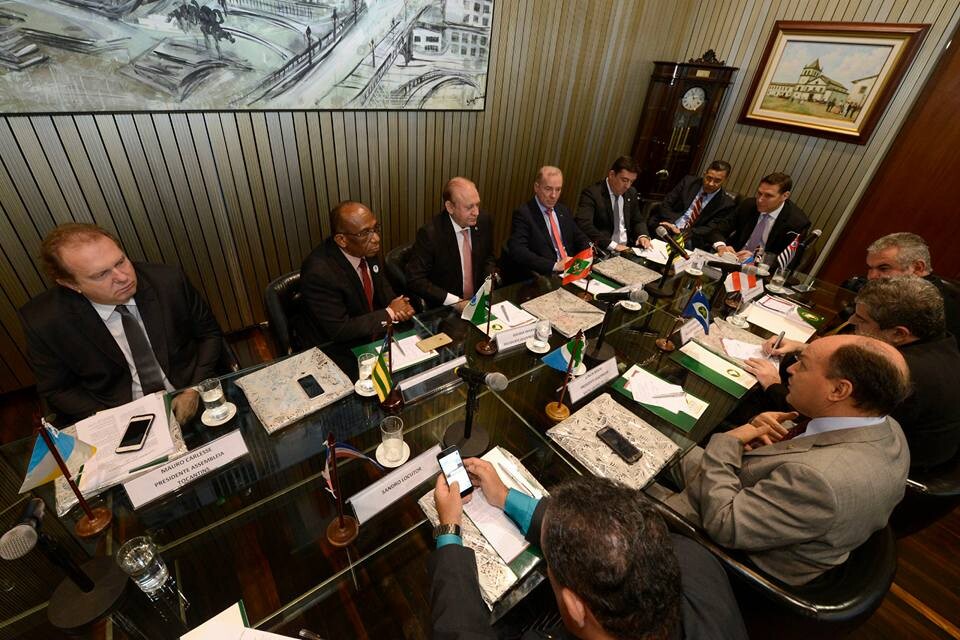 Deputado Aldo Schneider (PMDB) em encontro da Unale. Foto: Divulgação