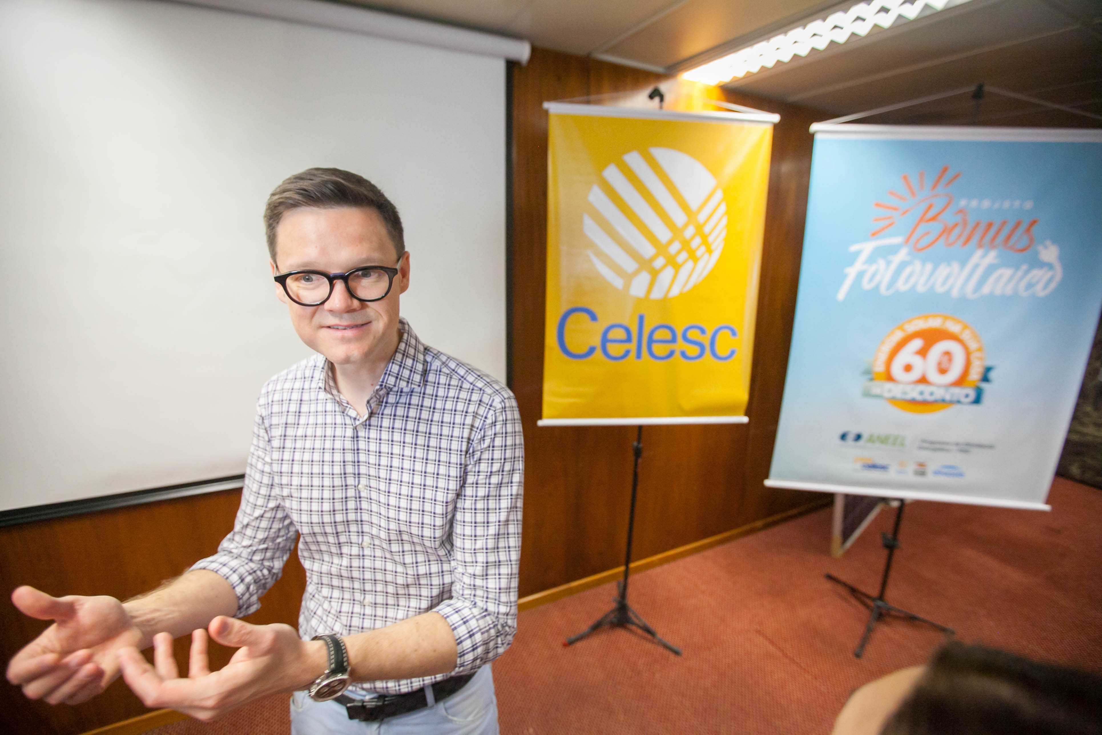 Cleverson Siewert, Presidente da Celesc - Projeto Bônus Eficiente Linha Fotovoltaica