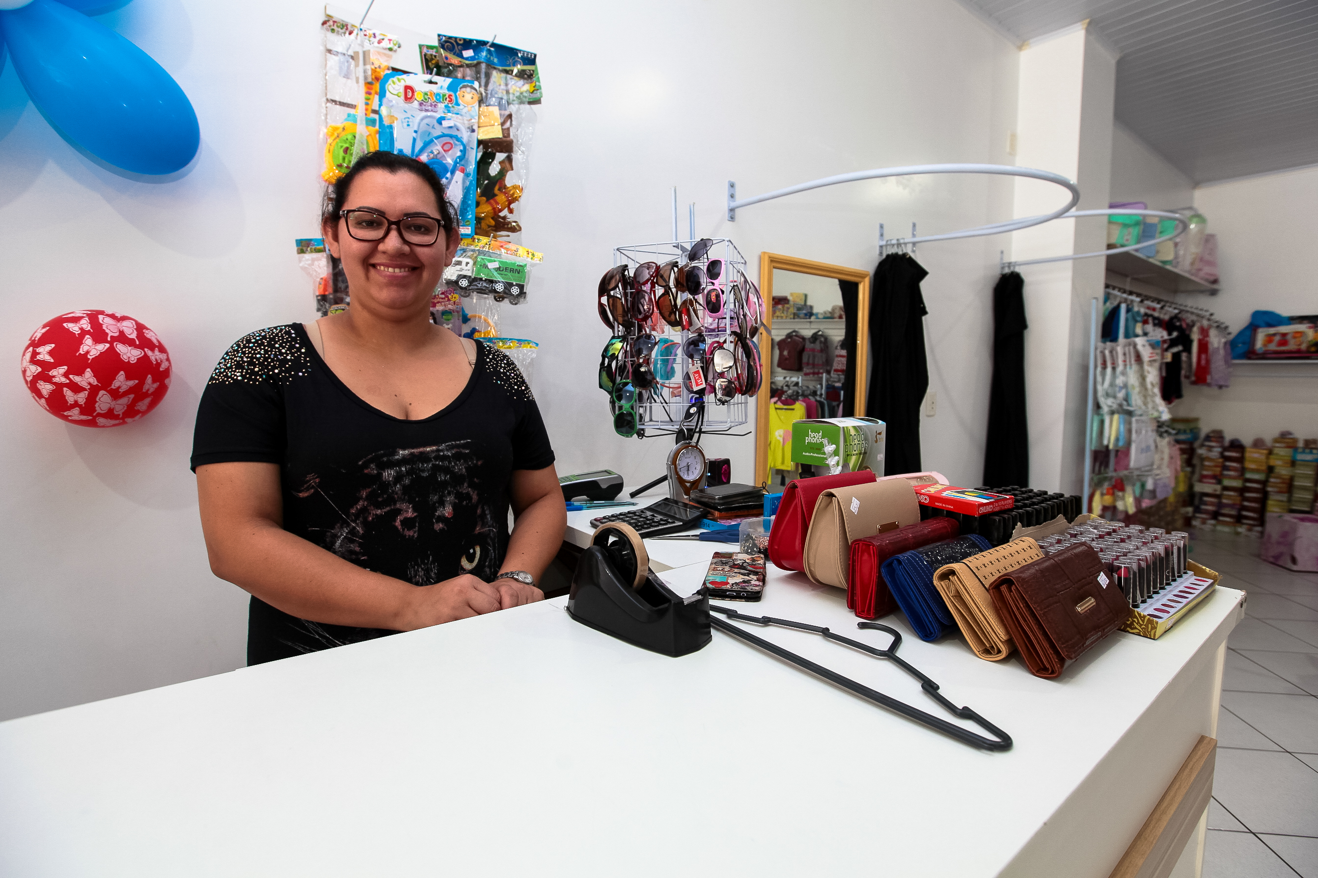 Larissa Monteiro, comerciante de Tangará.