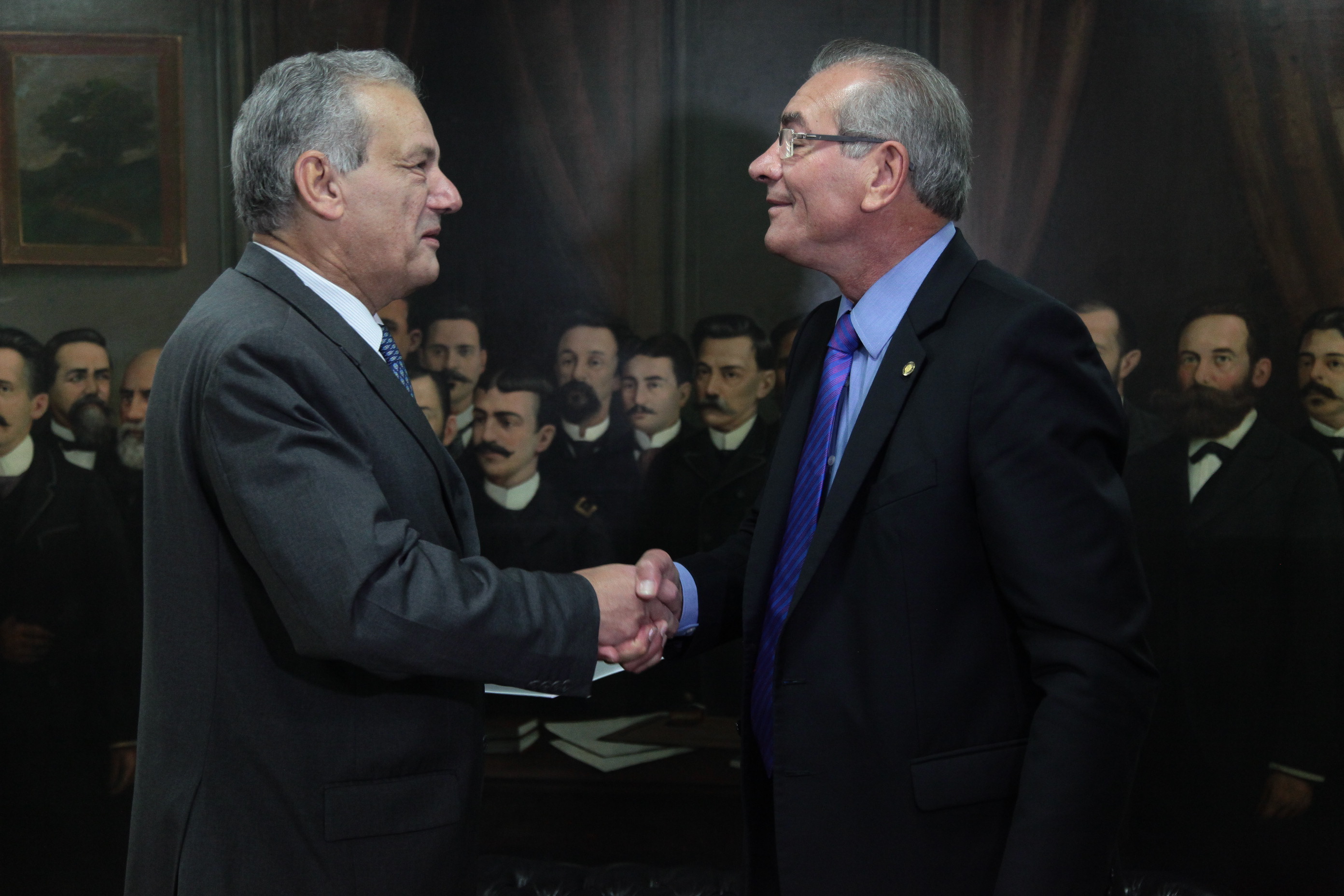 Presidente Silvio Dreveck recebe o Embaixador-chefe do escritório do Itamaraty em SC.
