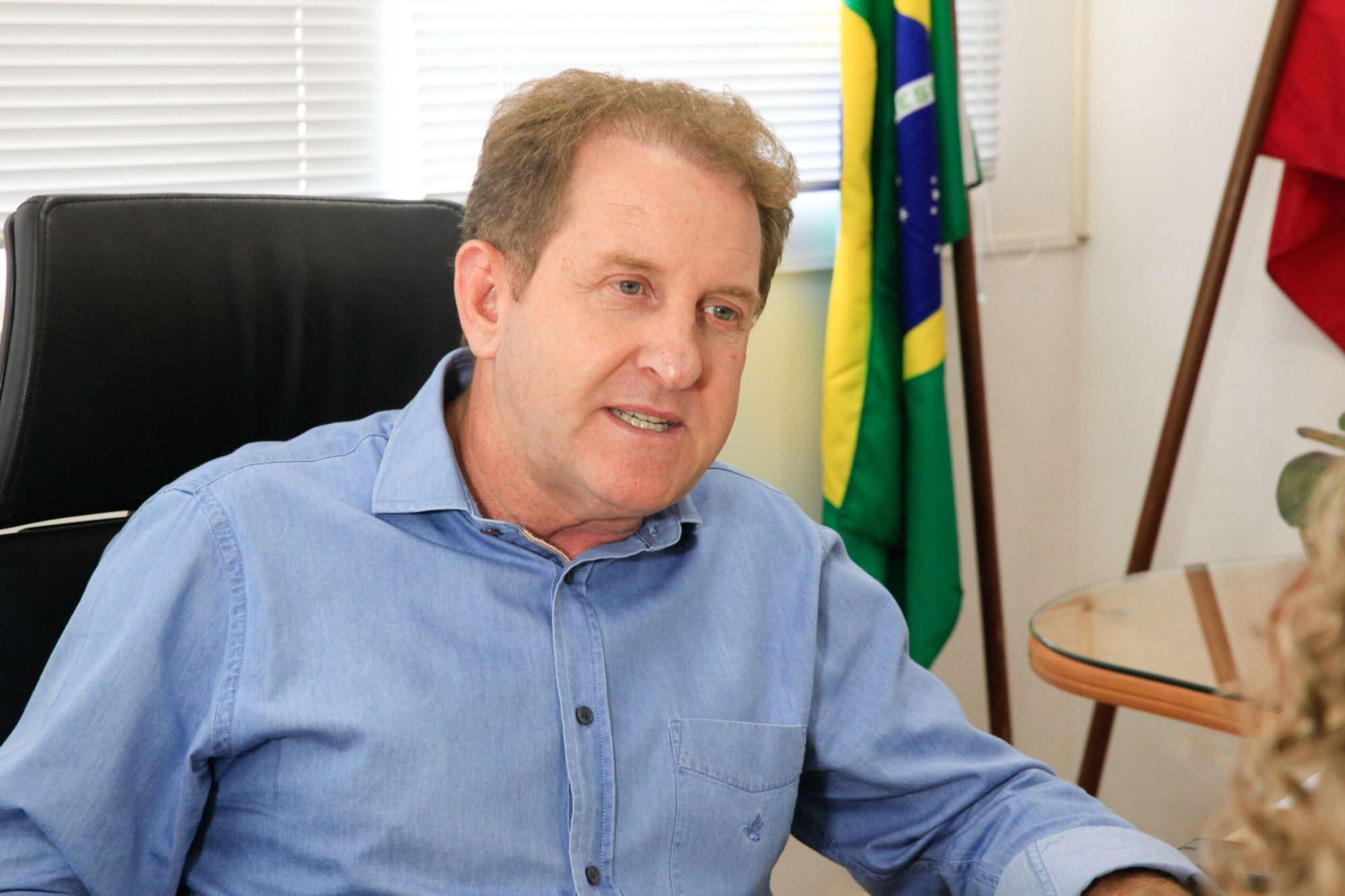 Valmir Comin, secretário de Estado da Assistência Social, Trabalho e Habitação