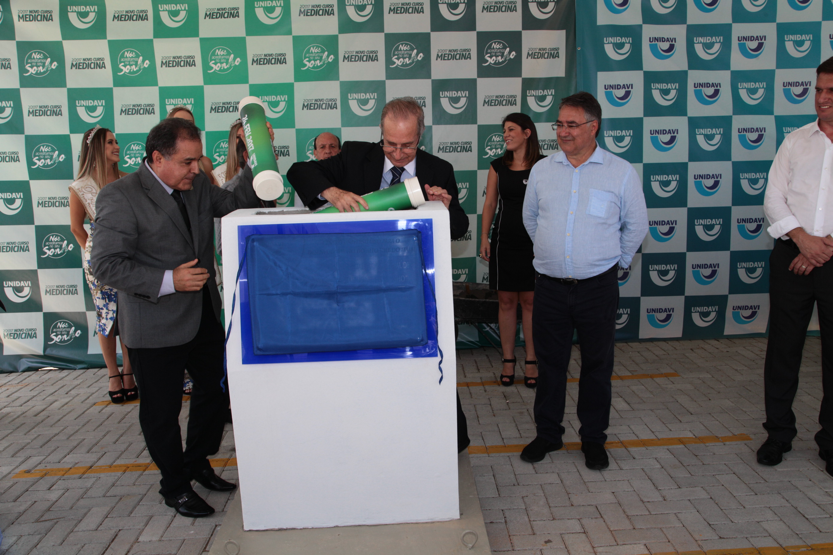 UNIDAVI - Lançamento das Obras do Bloco da Saúde