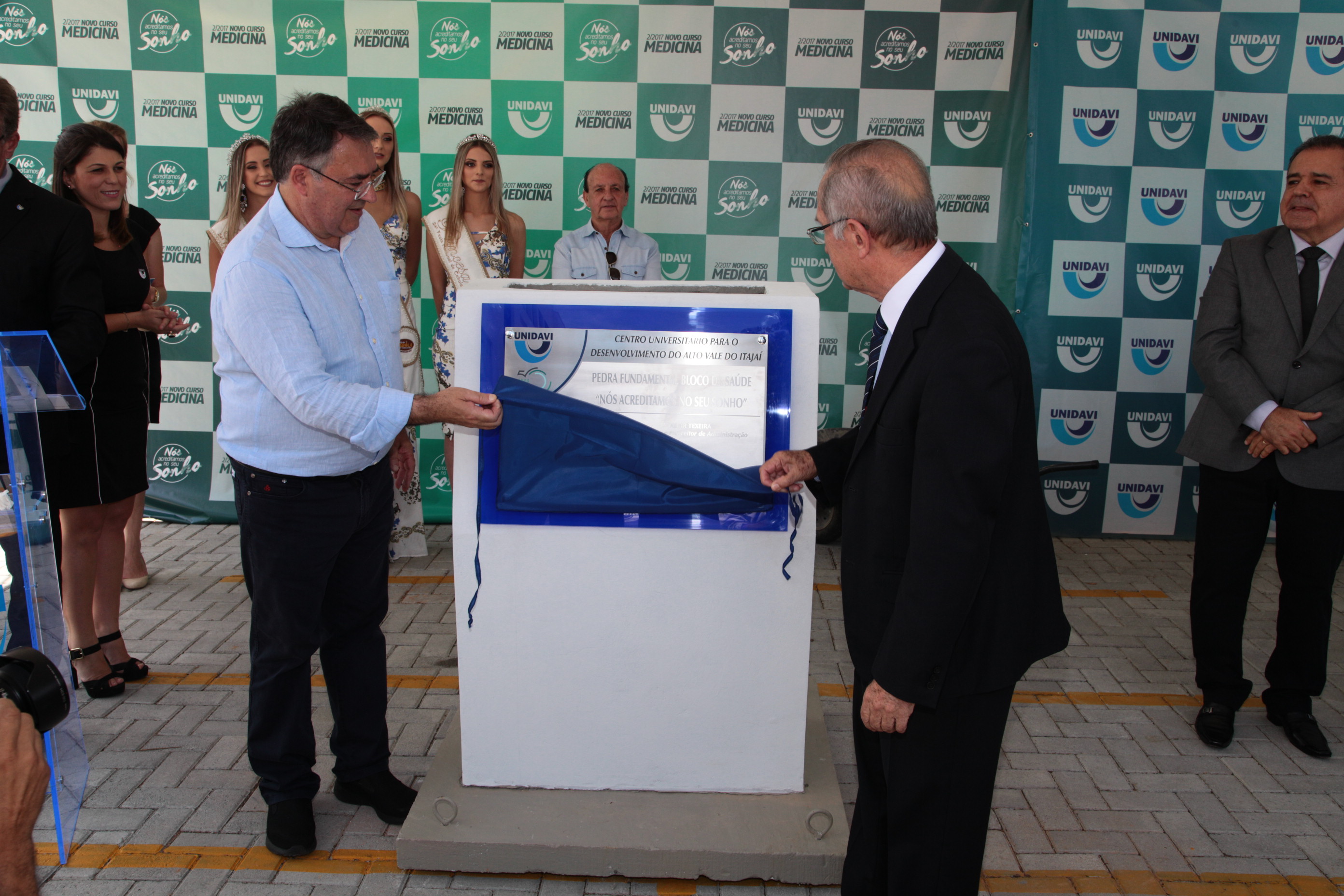 UNIDAVI - Lançamento das Obras do Bloco da Saúde