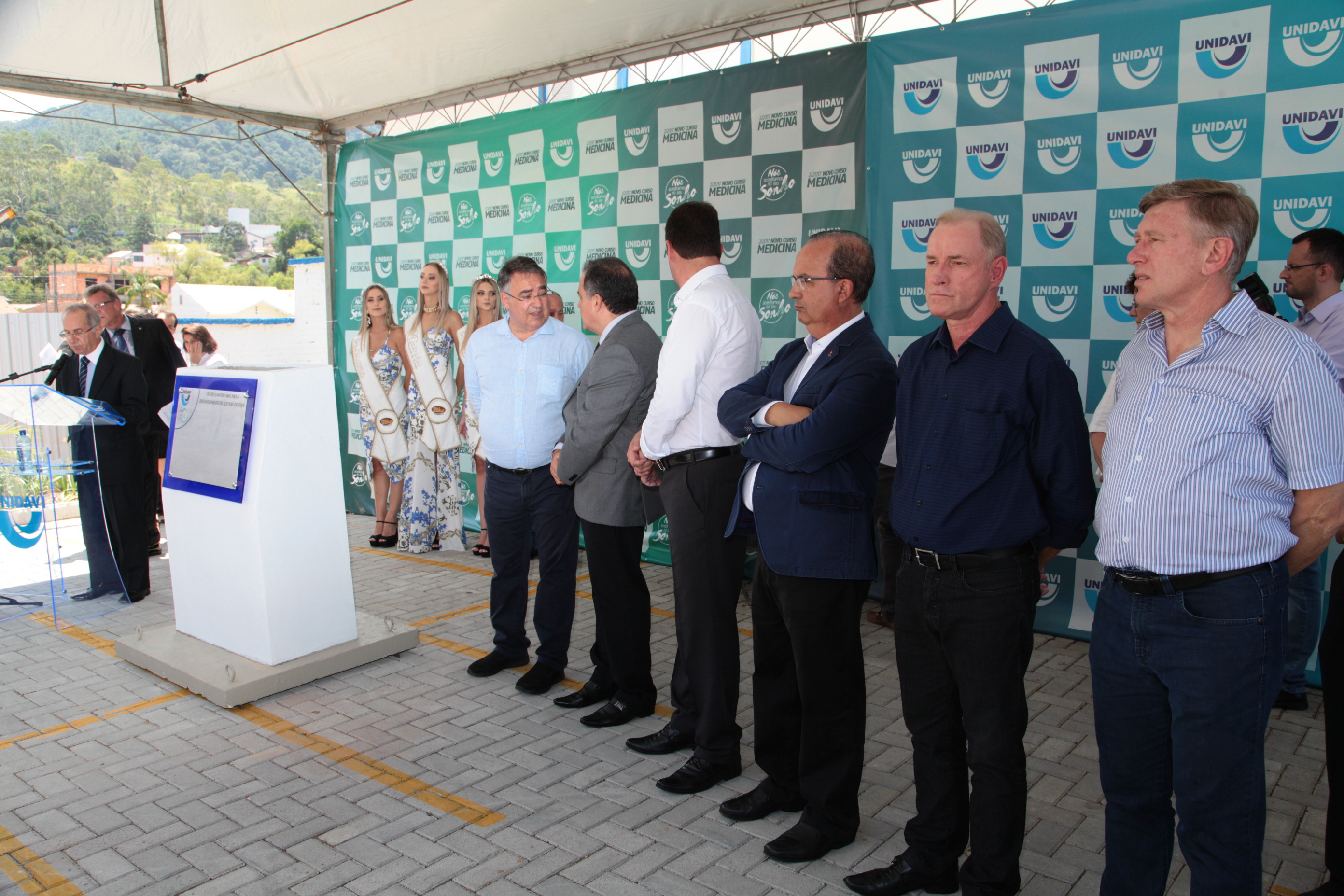 UNIDAVI - Lançamento das Obras do Bloco da Saúde