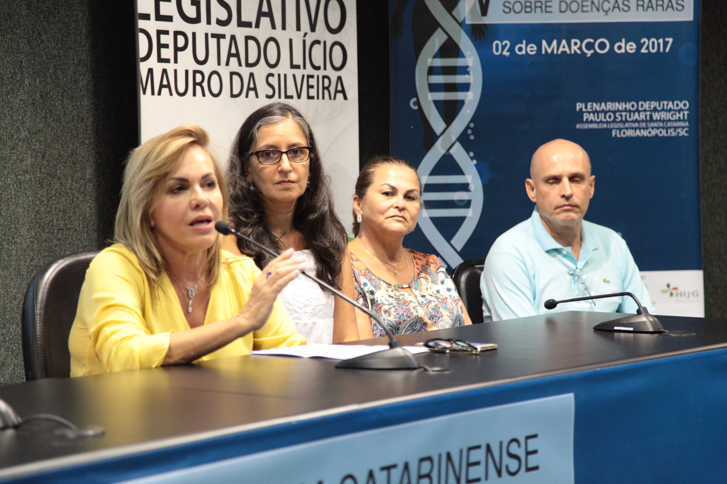 V Fórum catarinense sobre doenças raras. Foto: Miriam Zomer.