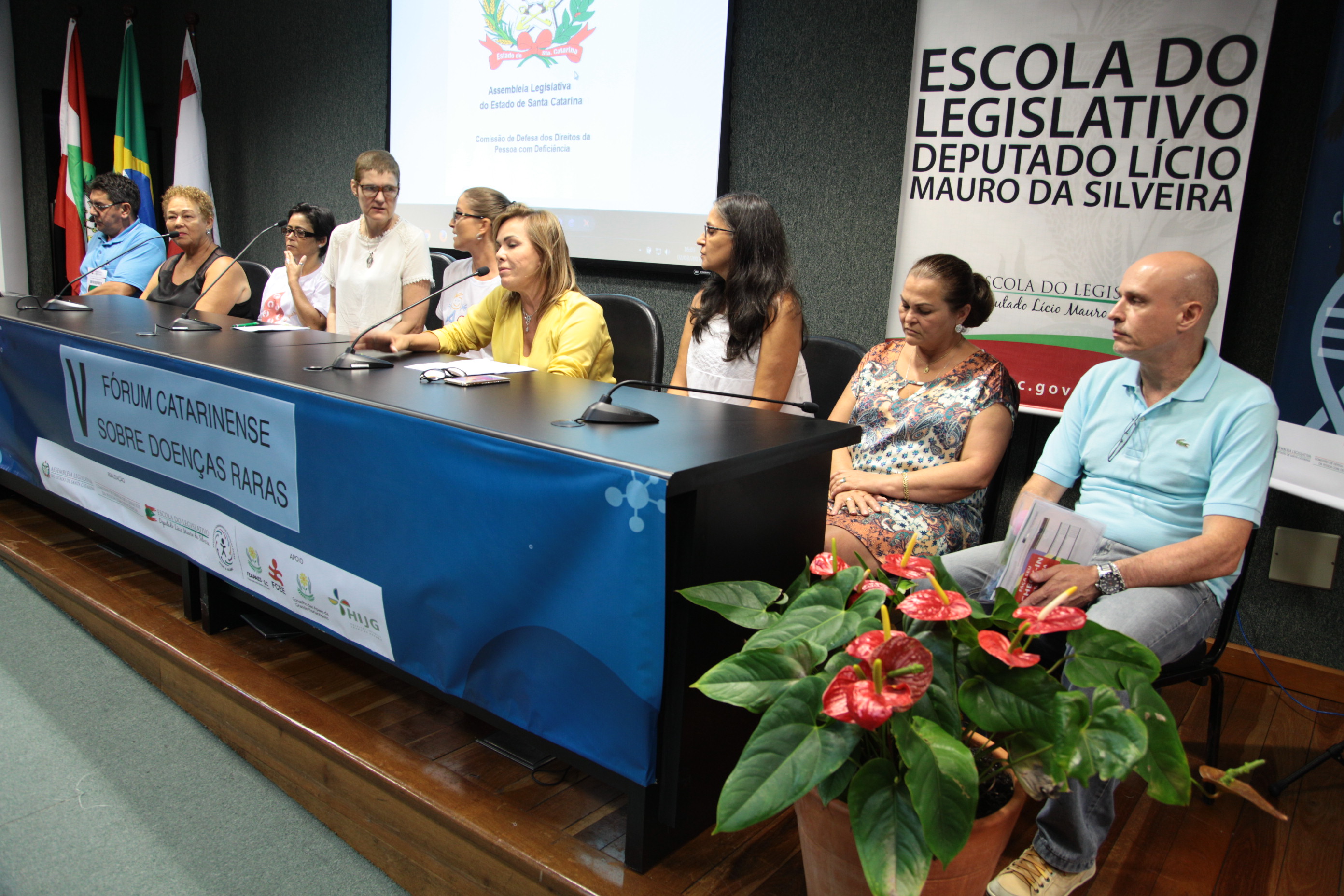 V Fórum catarinense sobre doenças raras. Foto: Miriam Zomer.