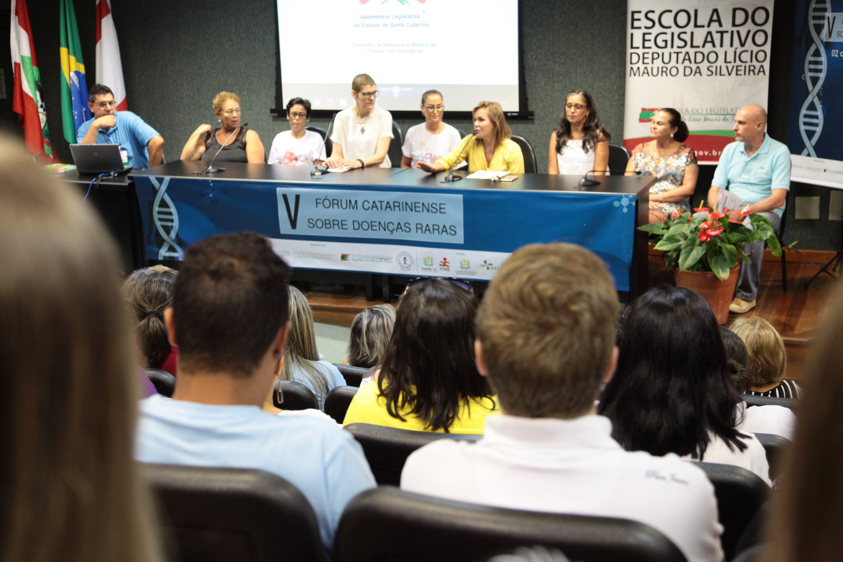 V Fórum catarinense sobre doenças raras. Foto: Miriam Zomer.