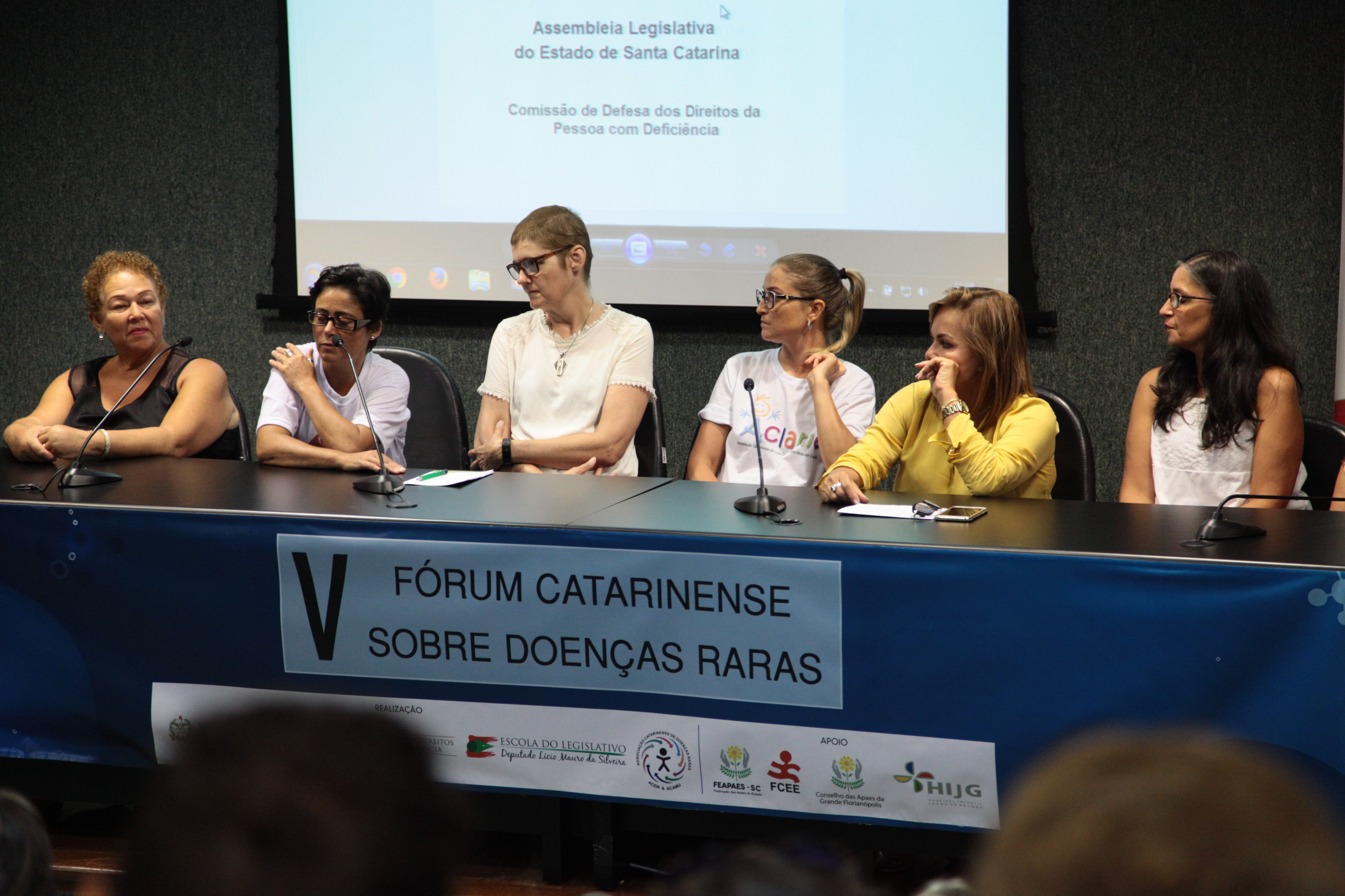 V Fórum catarinense sobre doenças raras. Foto: Miriam Zomer.