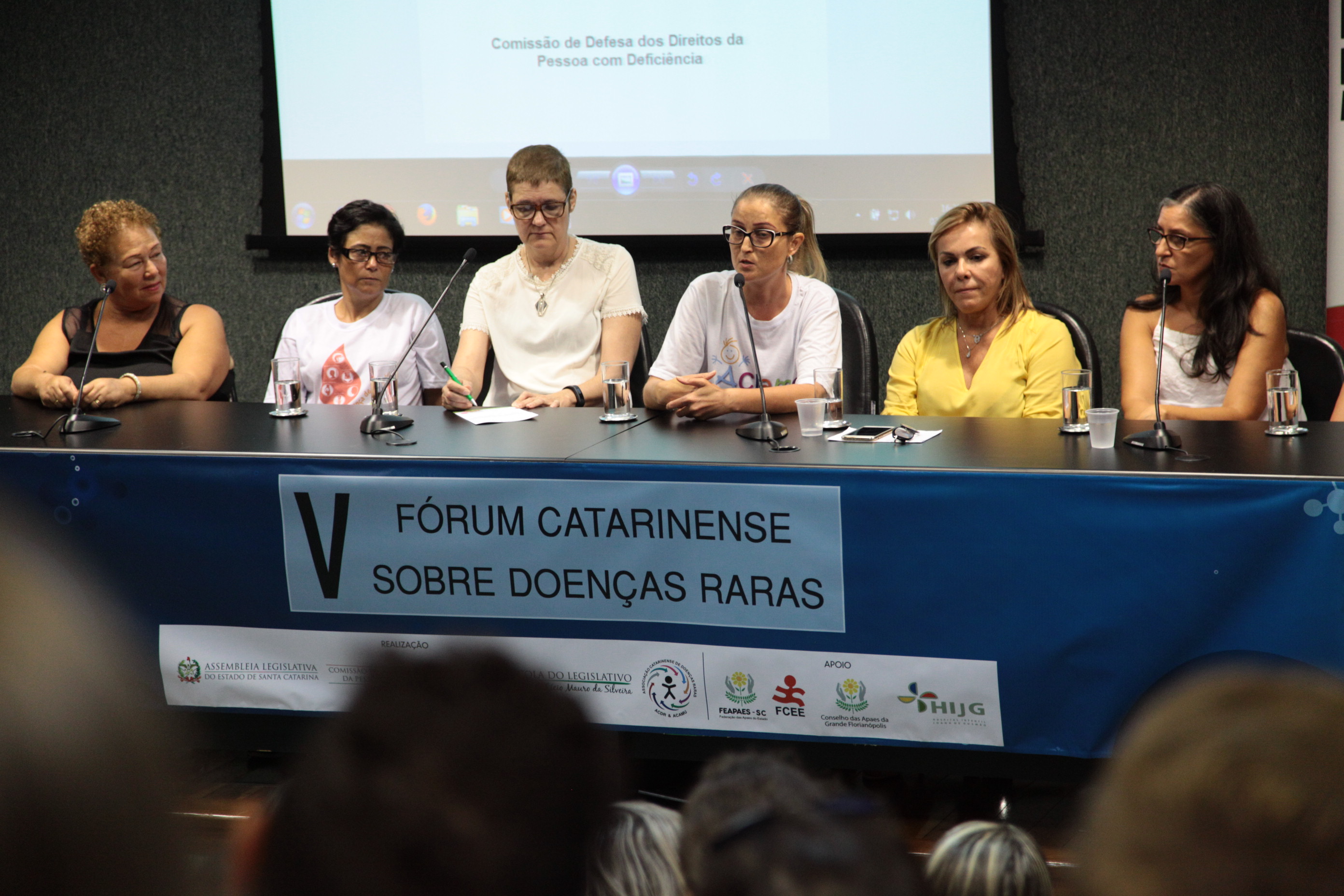 V Fórum catarinense sobre doenças raras. Foto: Miriam Zomer.