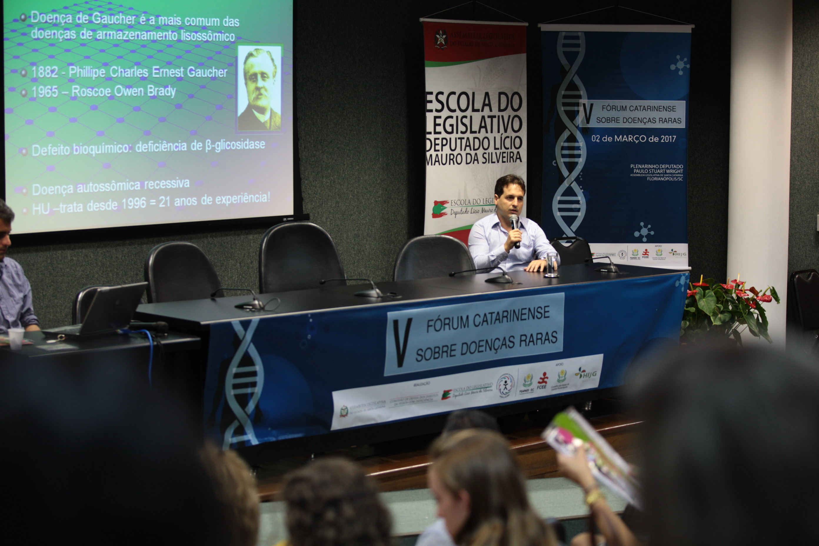 V Fórum catarinense sobre doenças raras. Foto: Solon Soares/Agência AL.