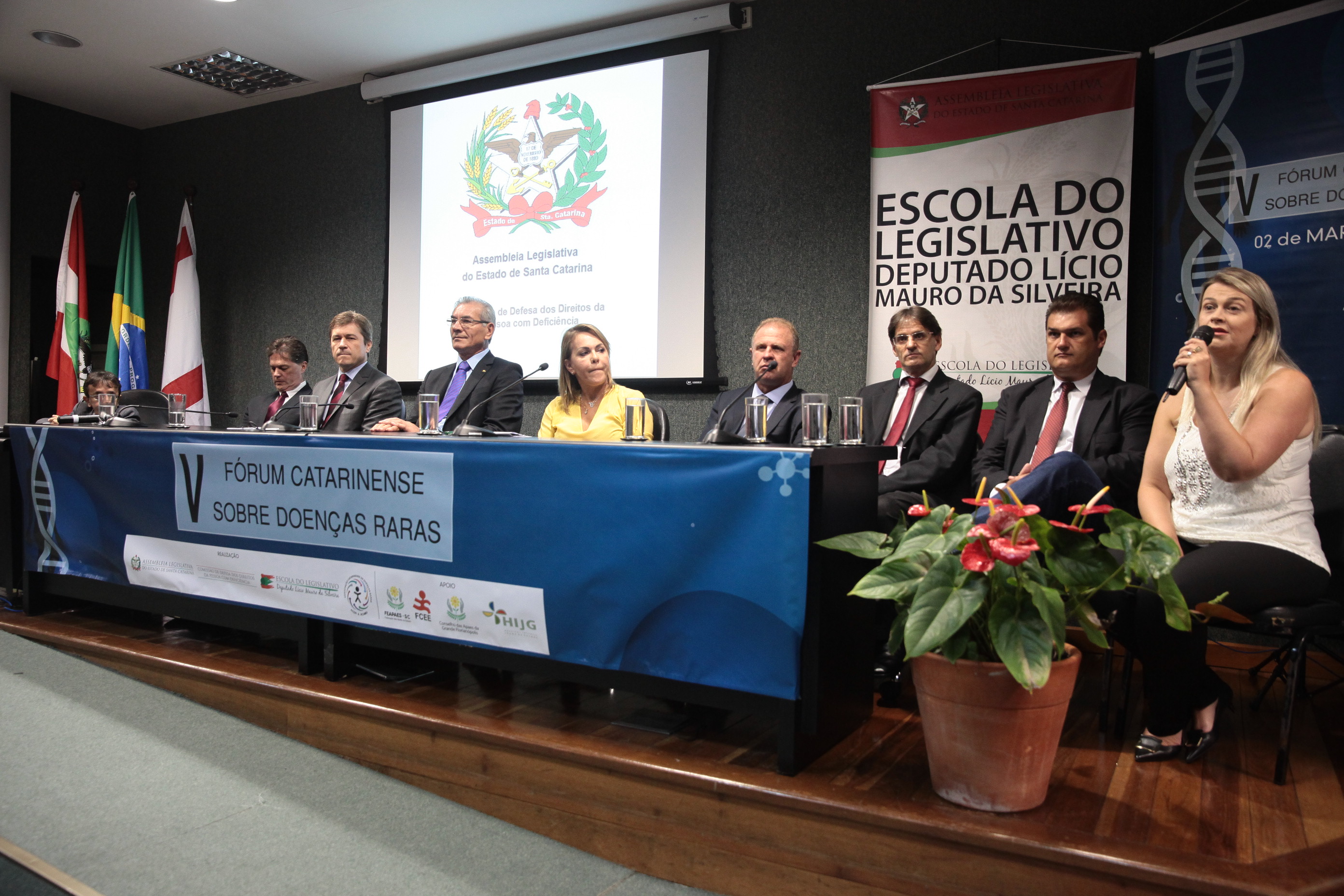 V Fórum Catarinense sobre Doenças Raras. Foto: Fábio Queiroz/ Agência AL