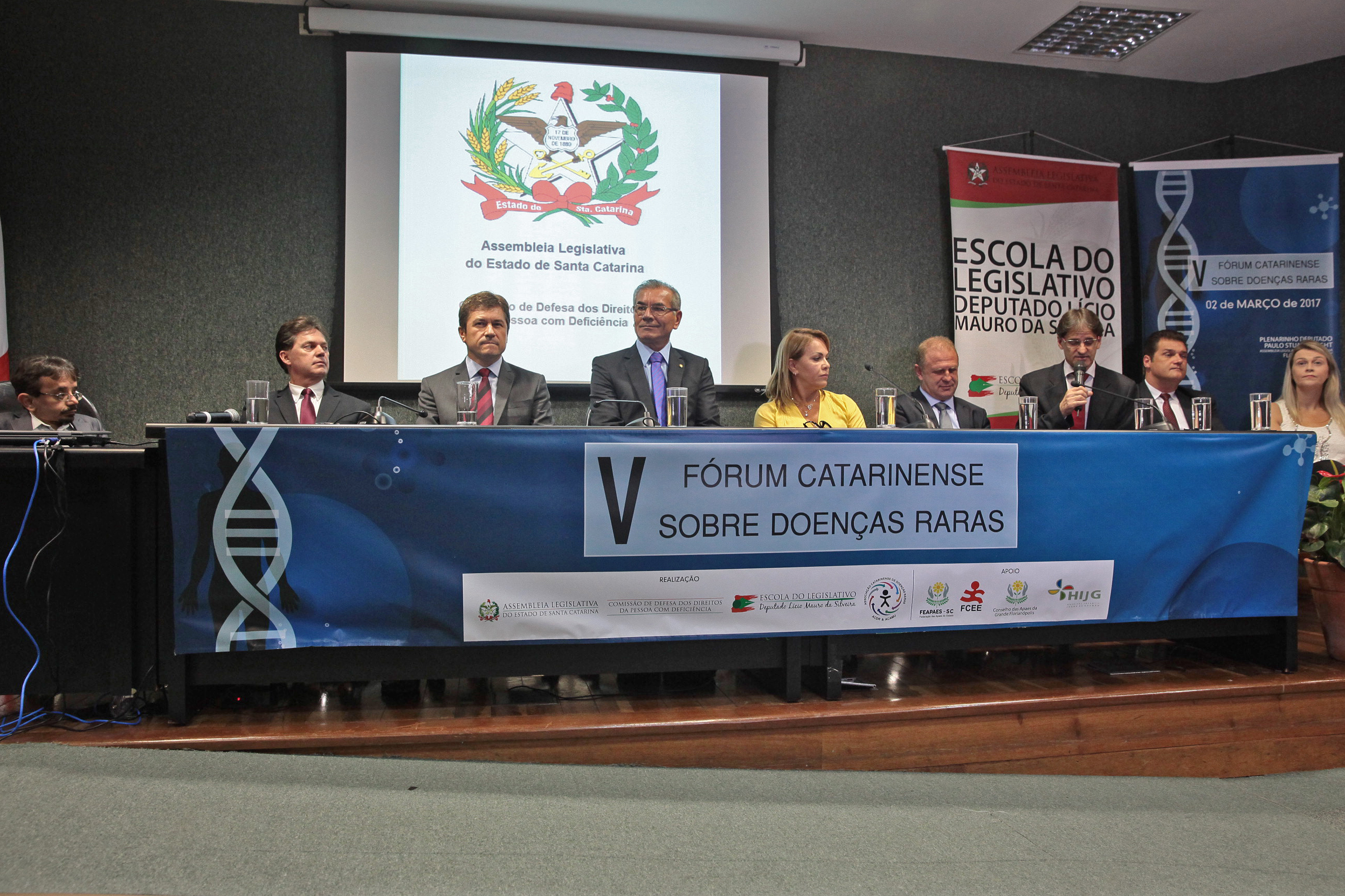 V Fórum Catarinense sobre Doenças Raras. Foto: Fábio Queiroz/ Agência AL