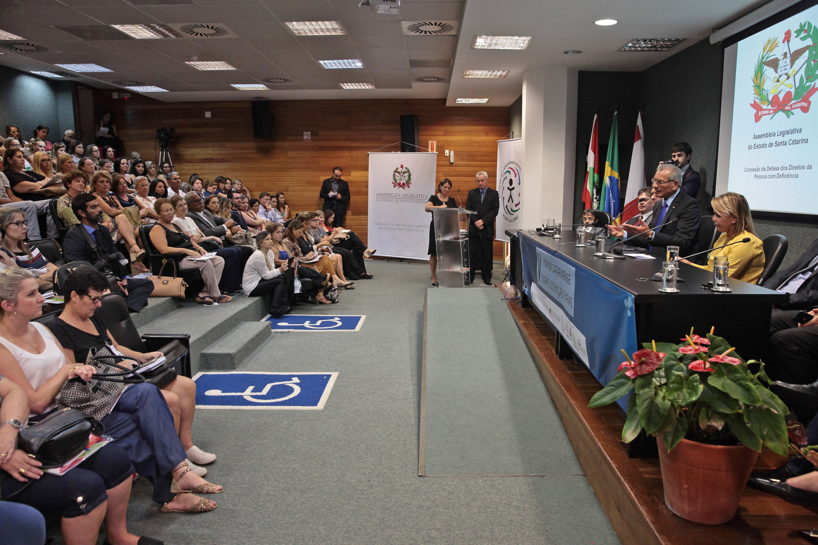 V Fórum Catarinense sobre Doenças Raras. Foto: Fábio Queiroz/ Agência AL