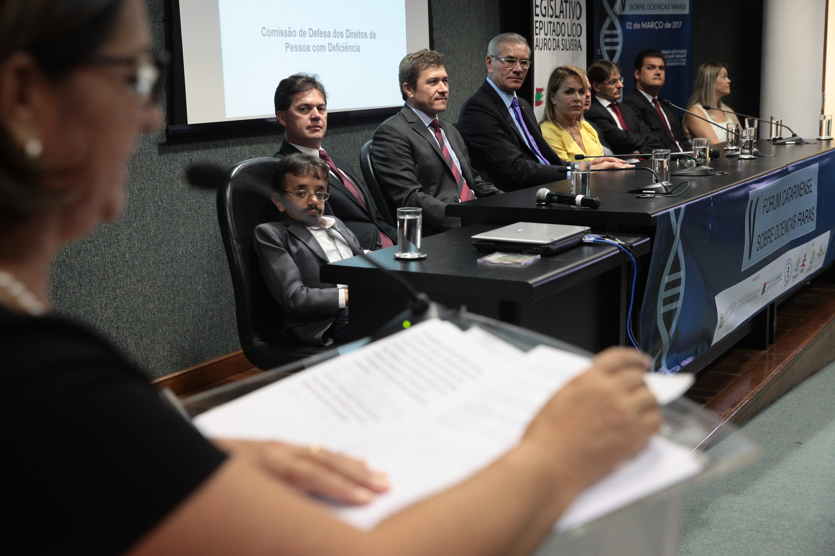 V Fórum Catarinense sobre Doenças Raras. Foto: Fábio Queiroz/ Agência AL