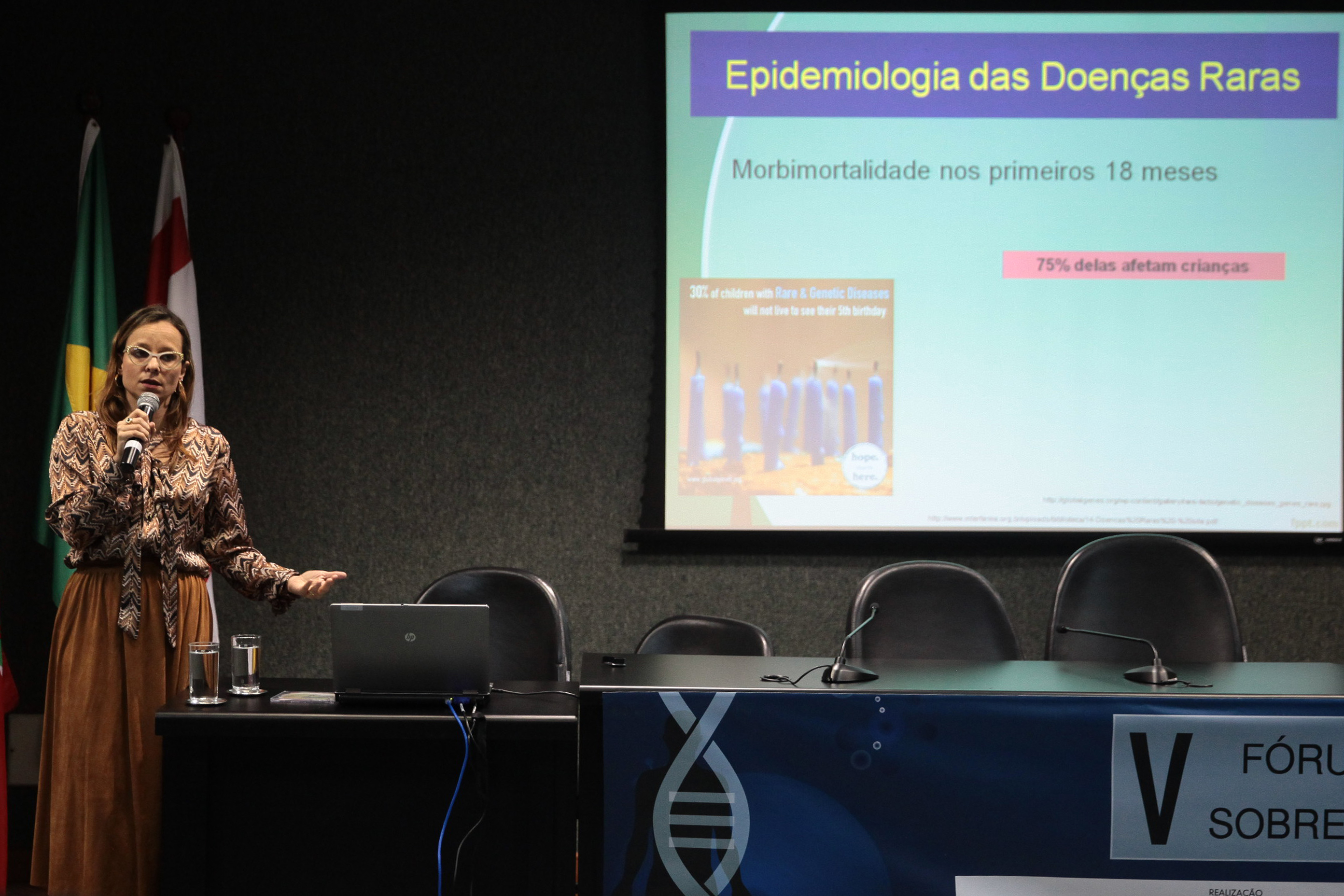 V Fórum Catarinense sobre Doenças Raras. Foto: Karina Ferreira / Agência AL