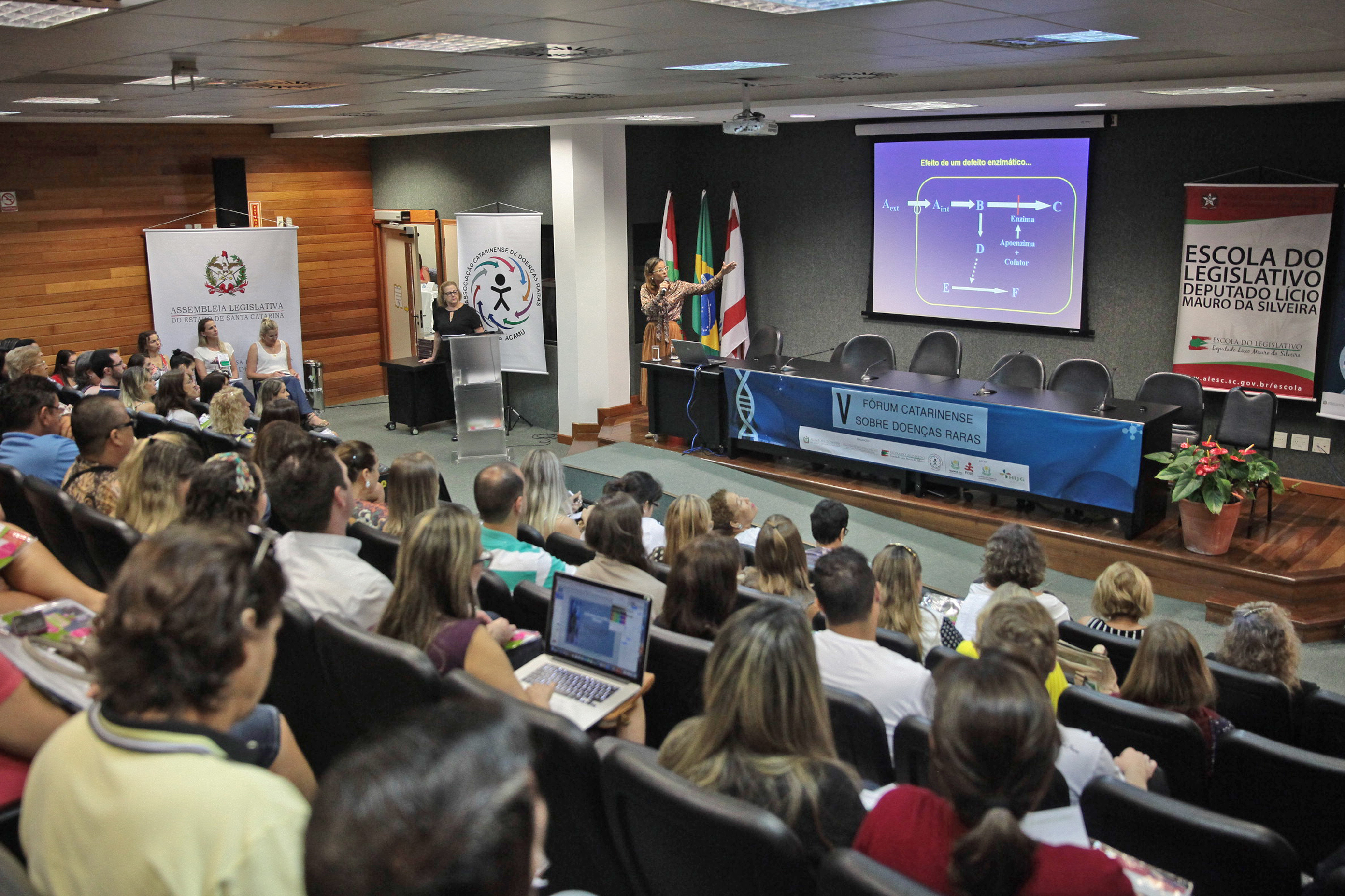 V Fórum Catarinense sobre Doenças Raras. Foto: Karina Ferreira / Agência AL