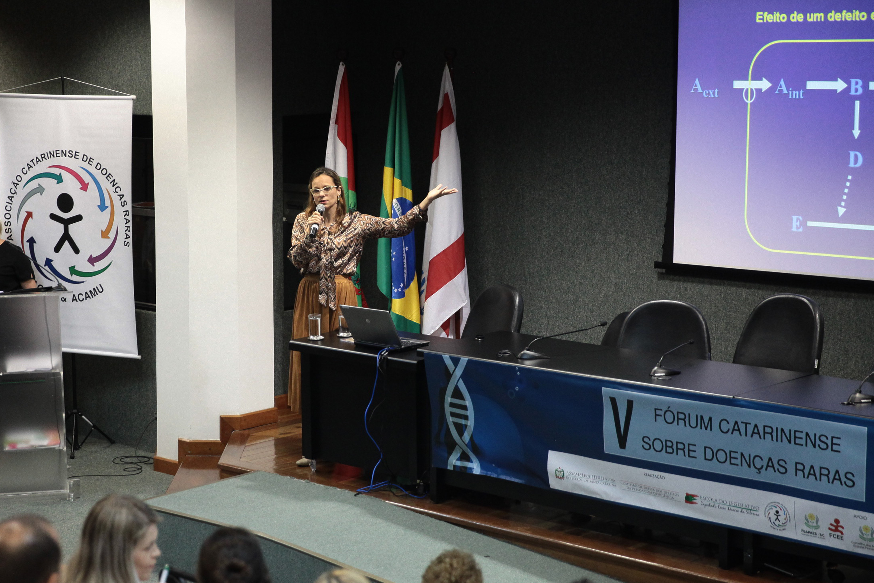 V Fórum Catarinense sobre Doenças Raras. Foto: Karina Ferreira / Agência AL