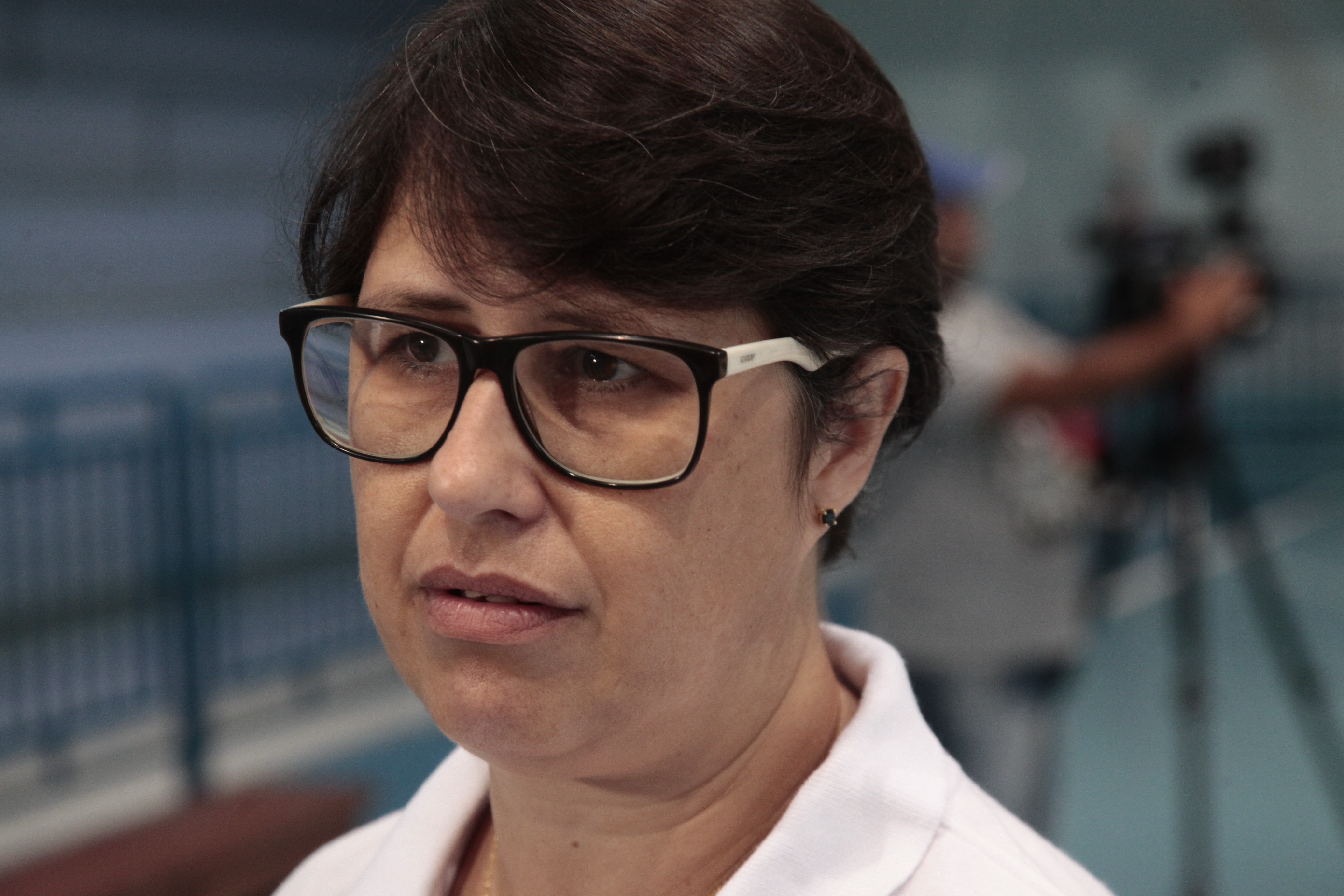 IEE - Ginástica Rítmica. Maria Helena Kraeski - Cordenadora do Evento.
