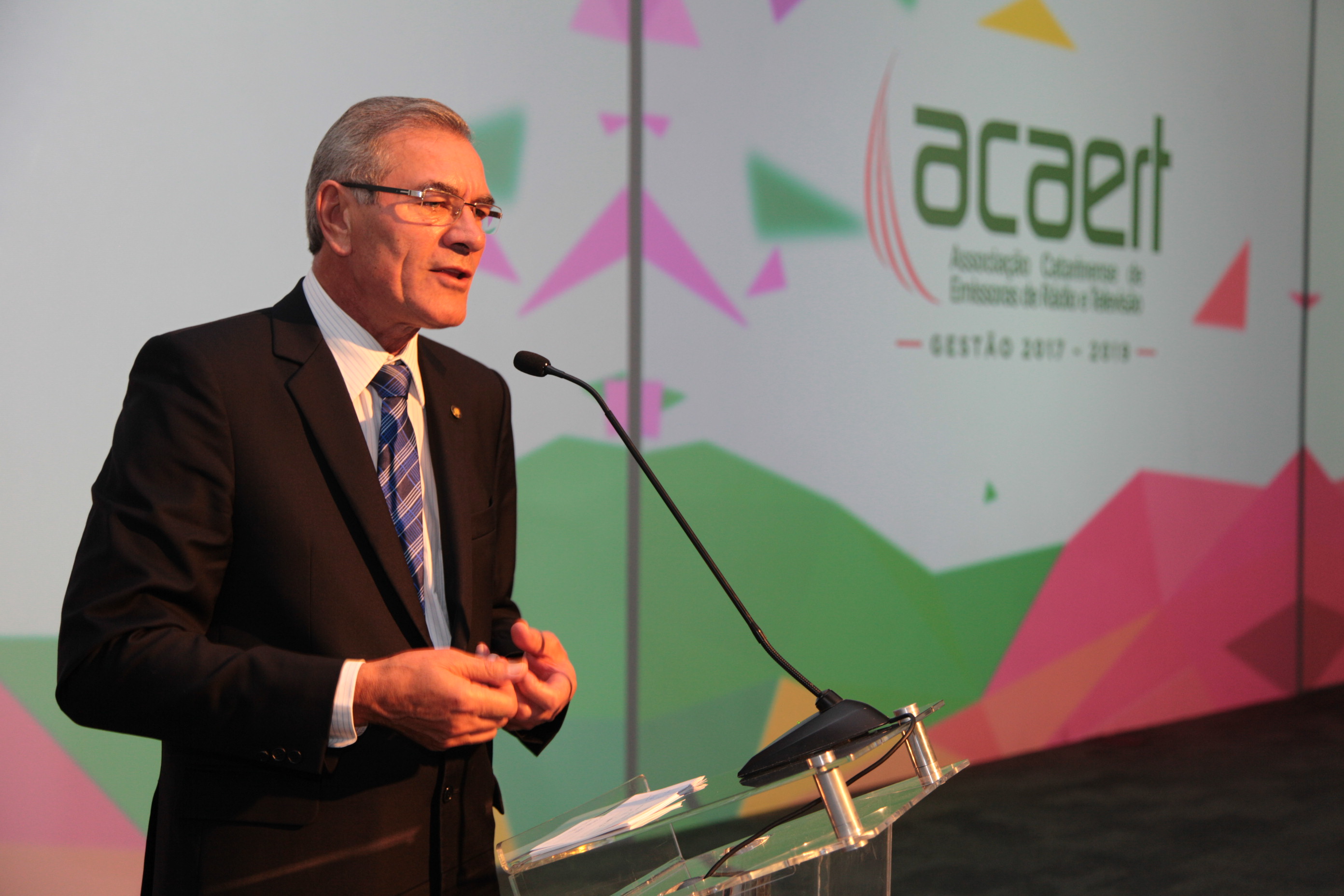 Posse da Nova Diretoria daACAERT - Presidente da ALESC, deputado Silvio Drevek (PP)