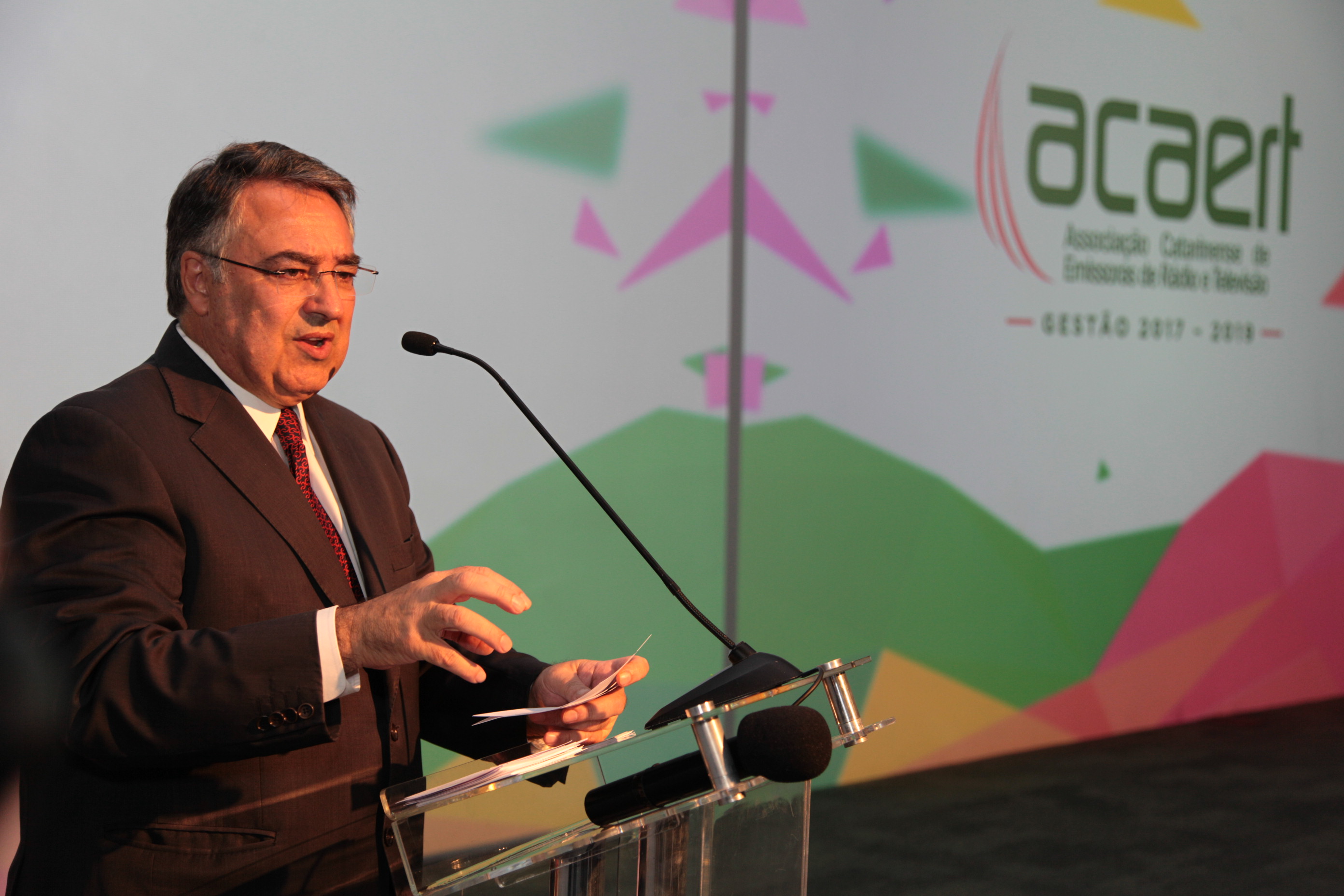Posse da Nova Diretoria daACAERT - Governador Raimundo Colombo (PMDB)