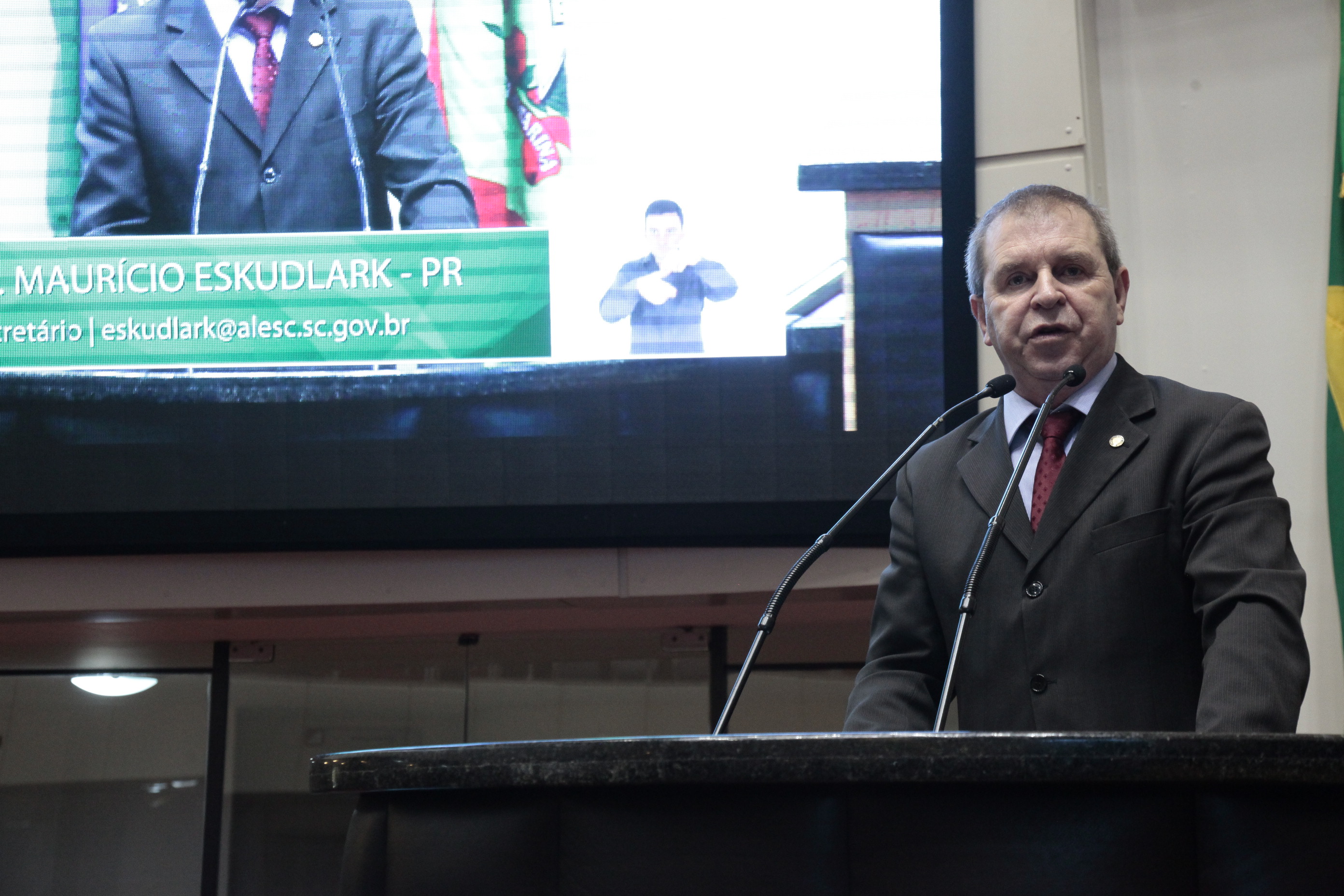 Sessão Plenária. Deputado Maurício Eskudlark (PR)