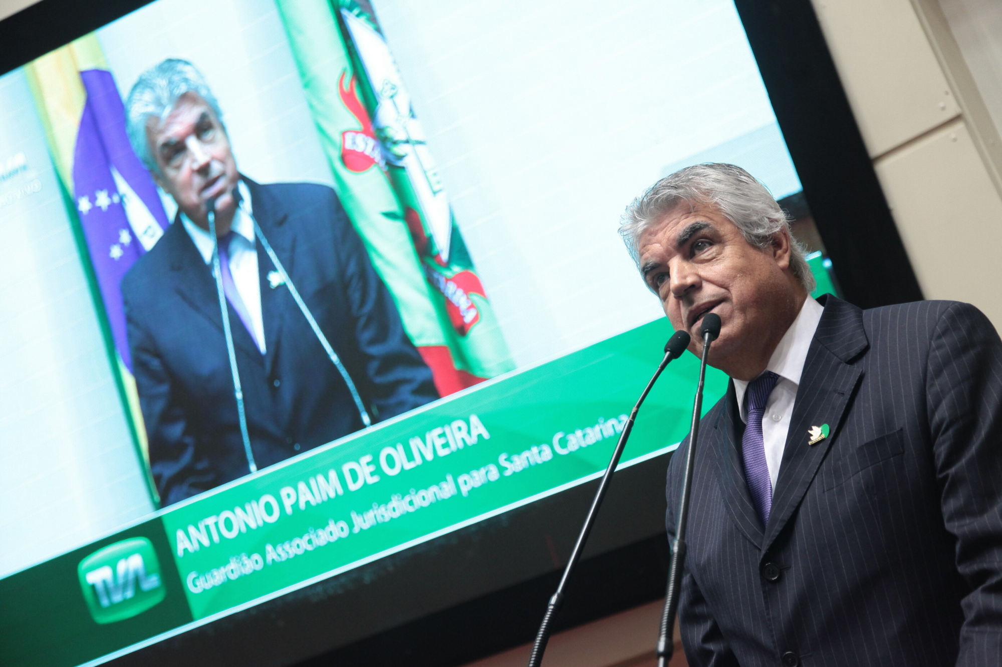 Antonio Paim de Oliveira, guardião associado jurisdicional para Santa Catarina.