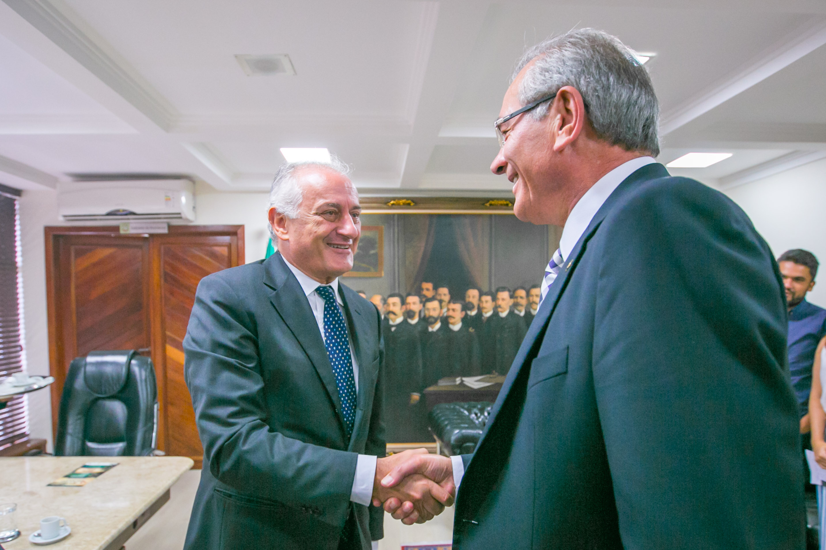 Visita do Embaixador da Itália na Presidência da ALESC