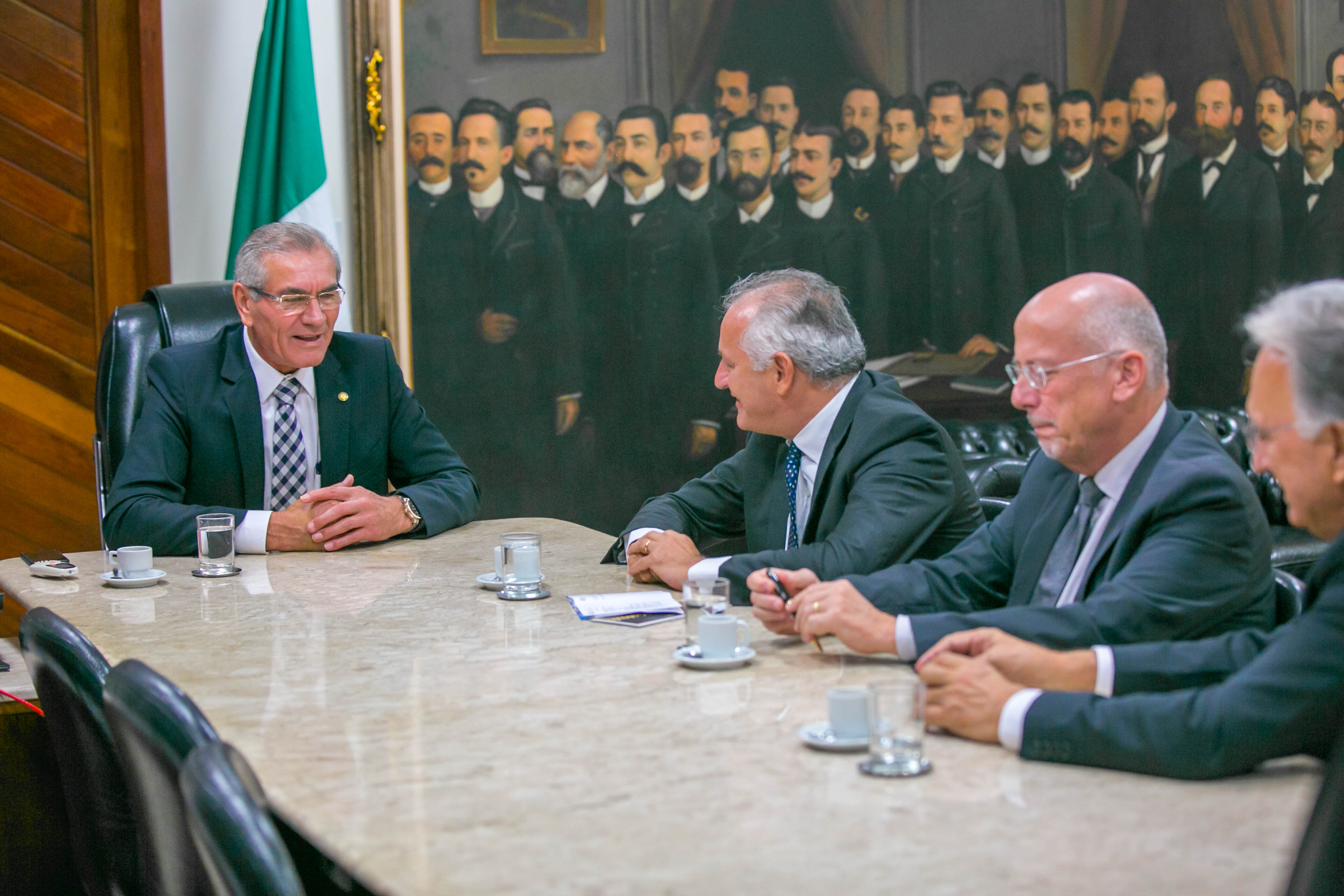 Visita do Embaixador da Itália na Presidência da ALESC
