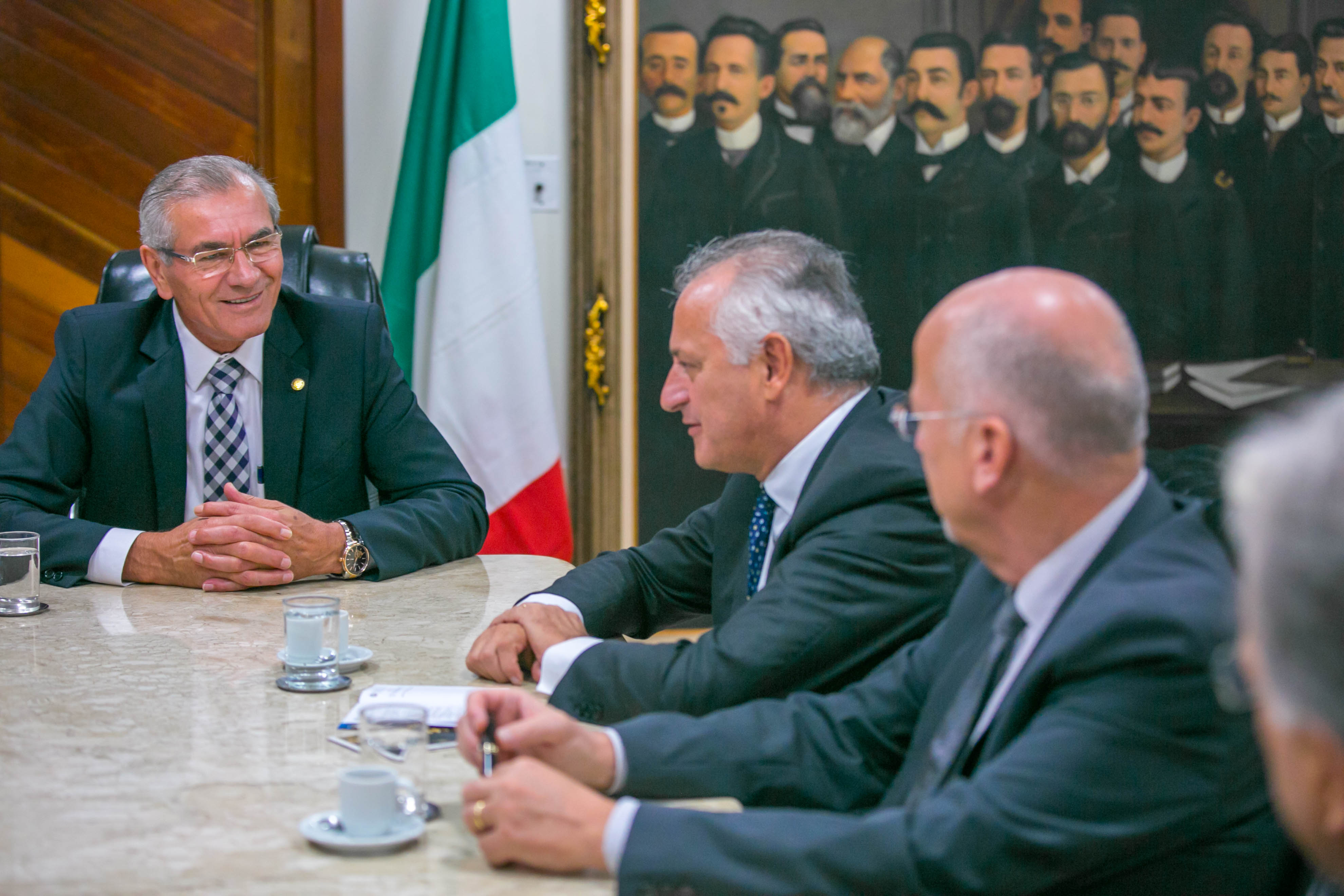 Visita do Embaixador da Itália na Presidência da ALESC