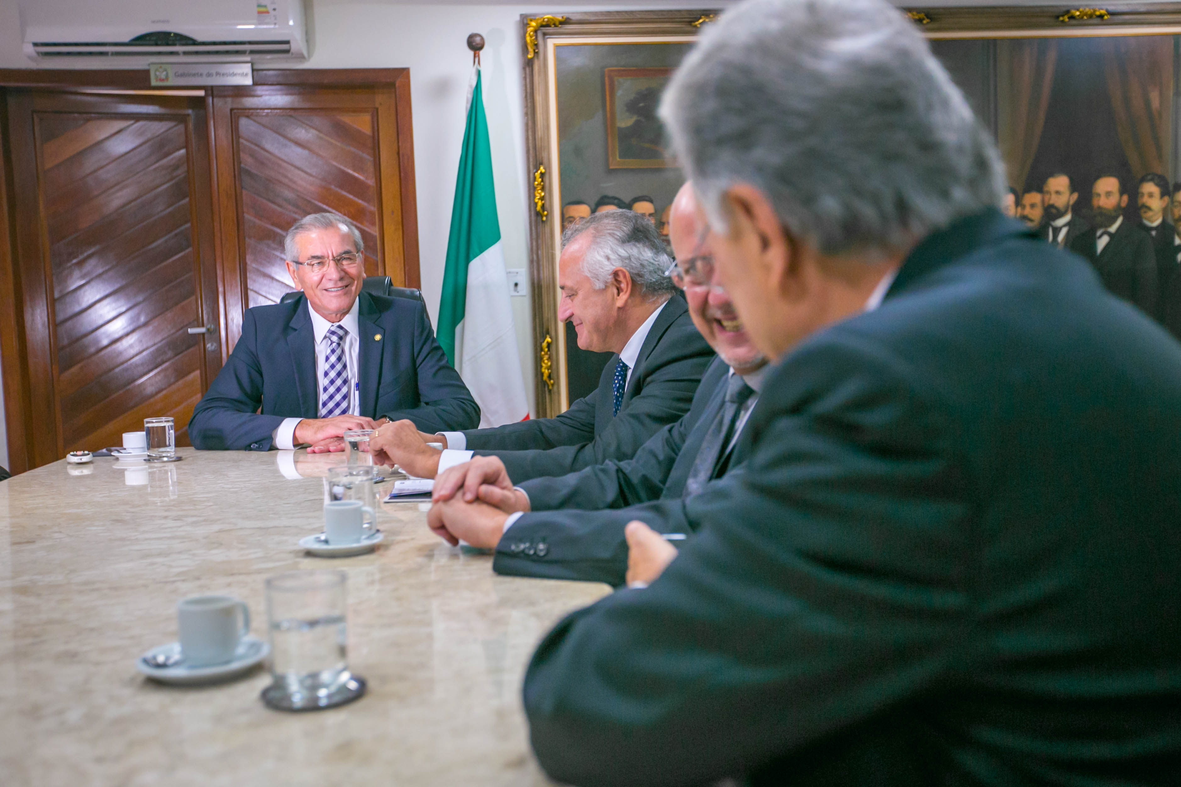 Visita do Embaixador da Itália na Presidência da ALESC
