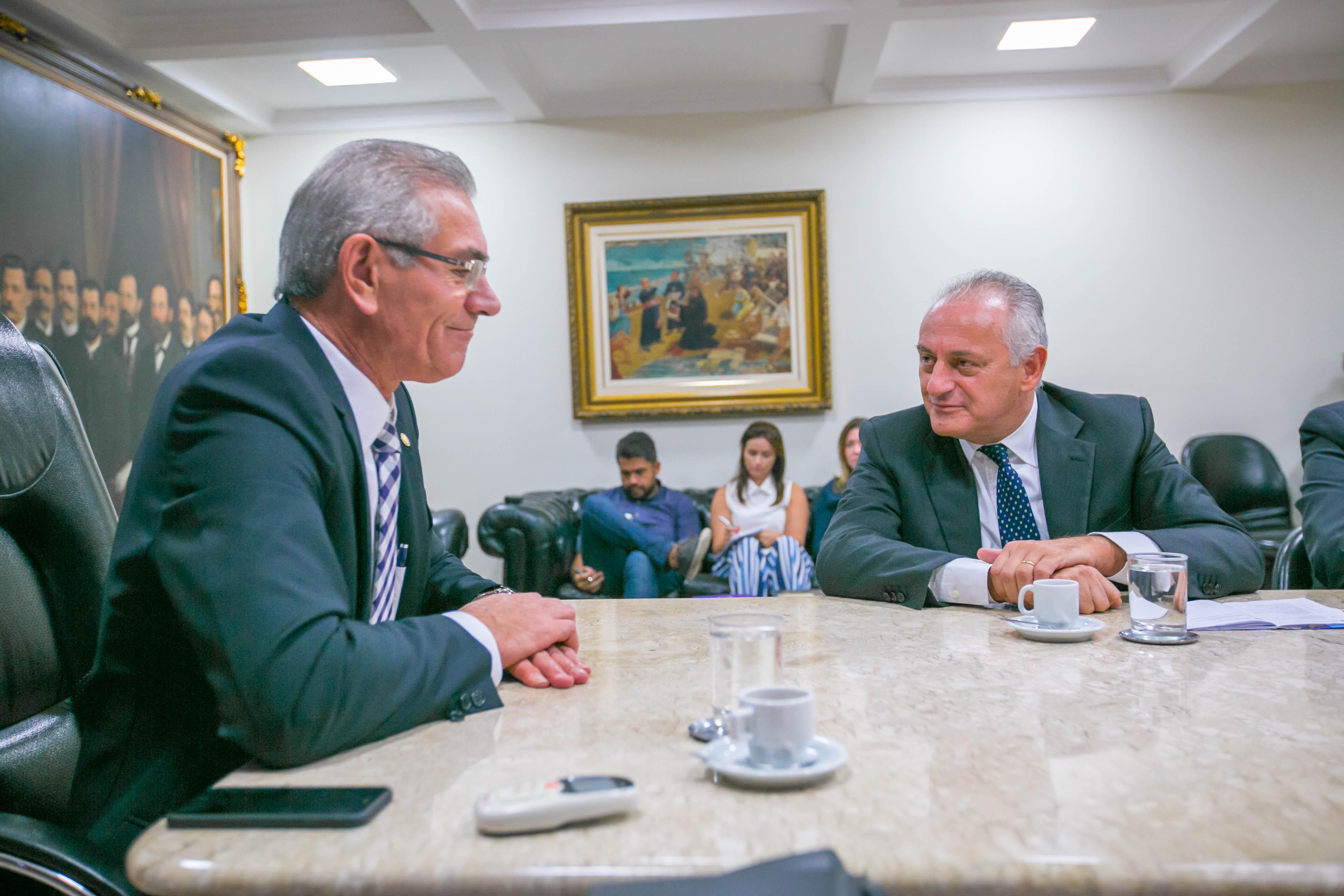 Visita do Embaixador da Itália na Presidência da ALESC