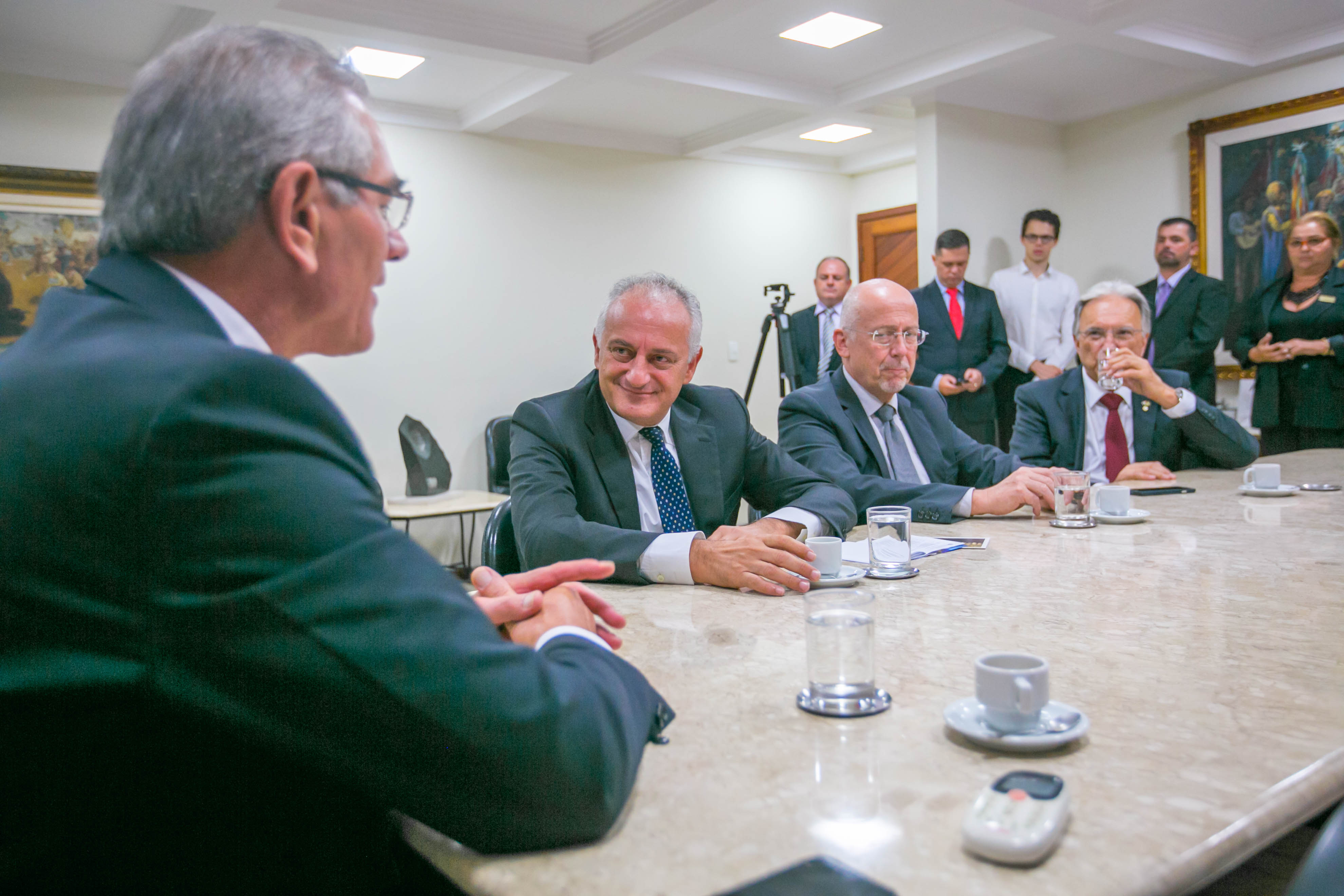 Visita do Embaixador da Itália na Presidência da ALESC
