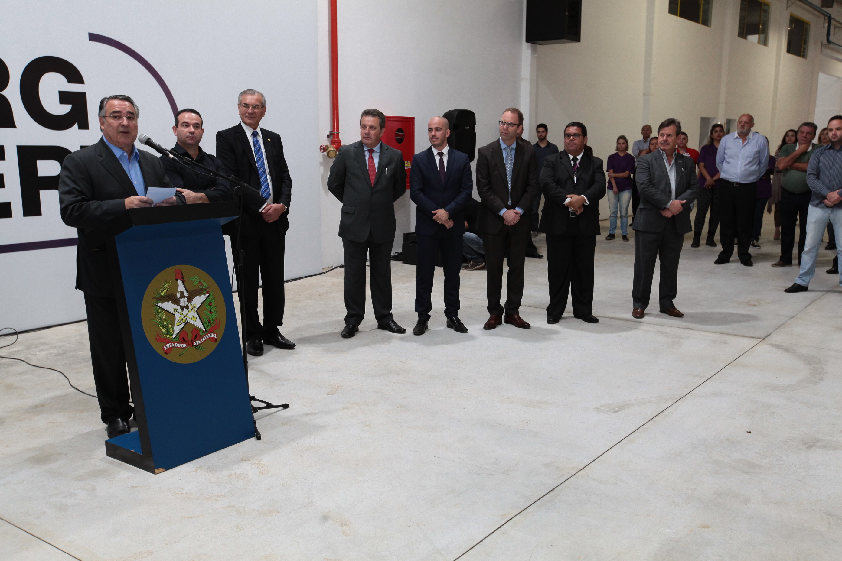 Presidente comparece à Inauguração de fábrica em Mafra.