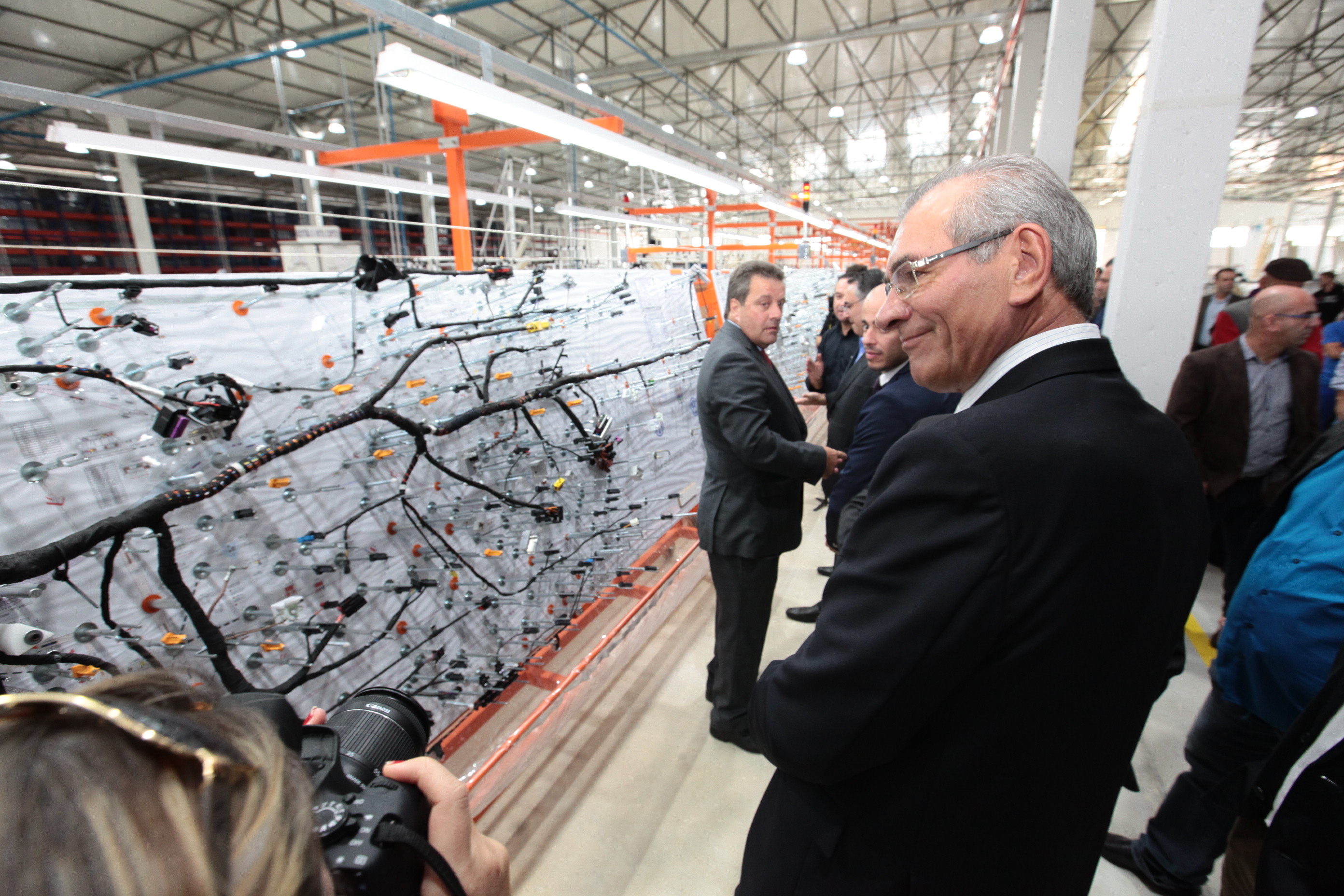 Presidente comparece à Inauguração de fábrica em Mafra.