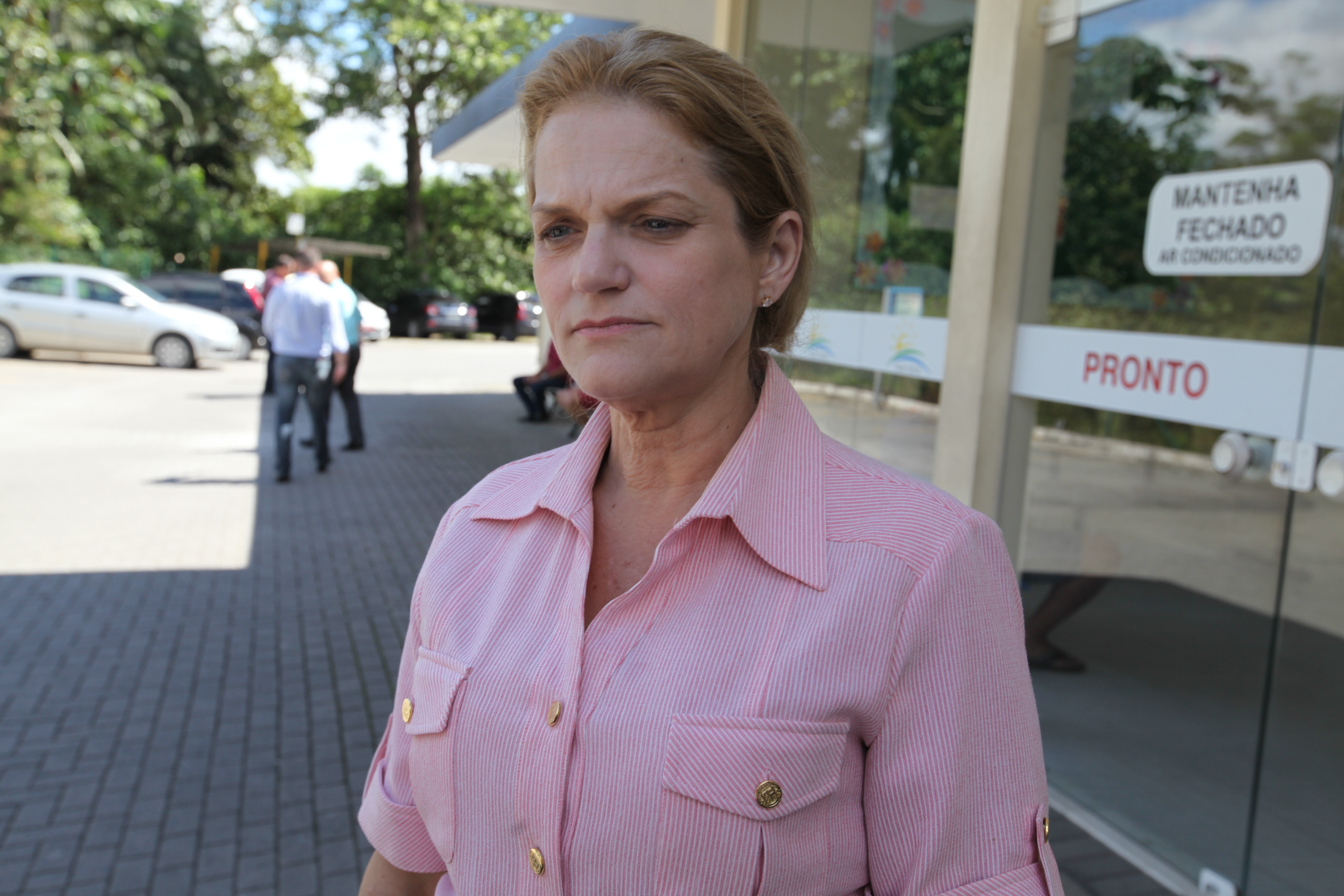 Visita ao Hospital de Gaspar Nossa Senhora do Perpétuo Socorro. Dilene Jahn Mello