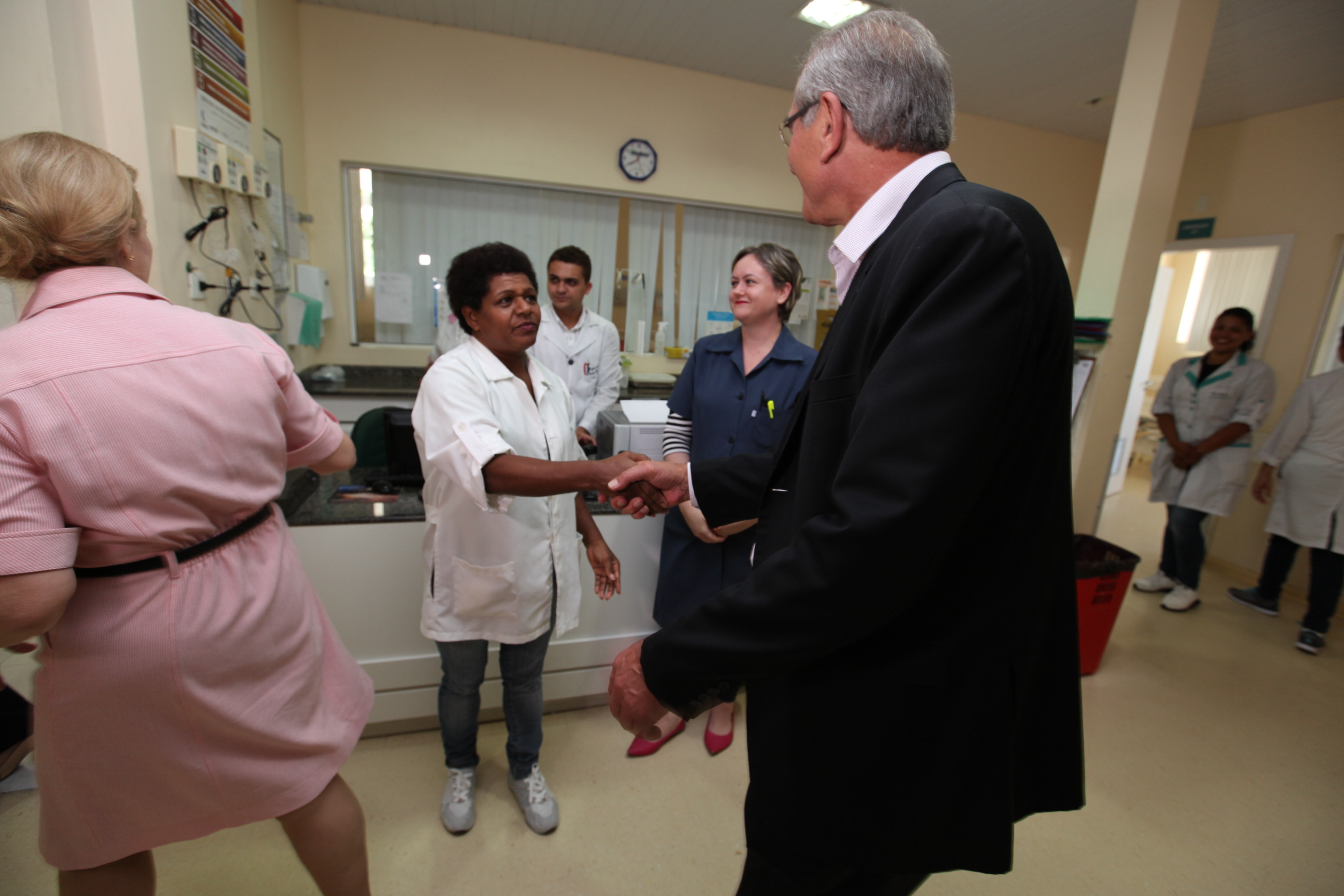 Visita ao Hospital de Gaspar Nossa Senhora do Perpétuo Socorro.