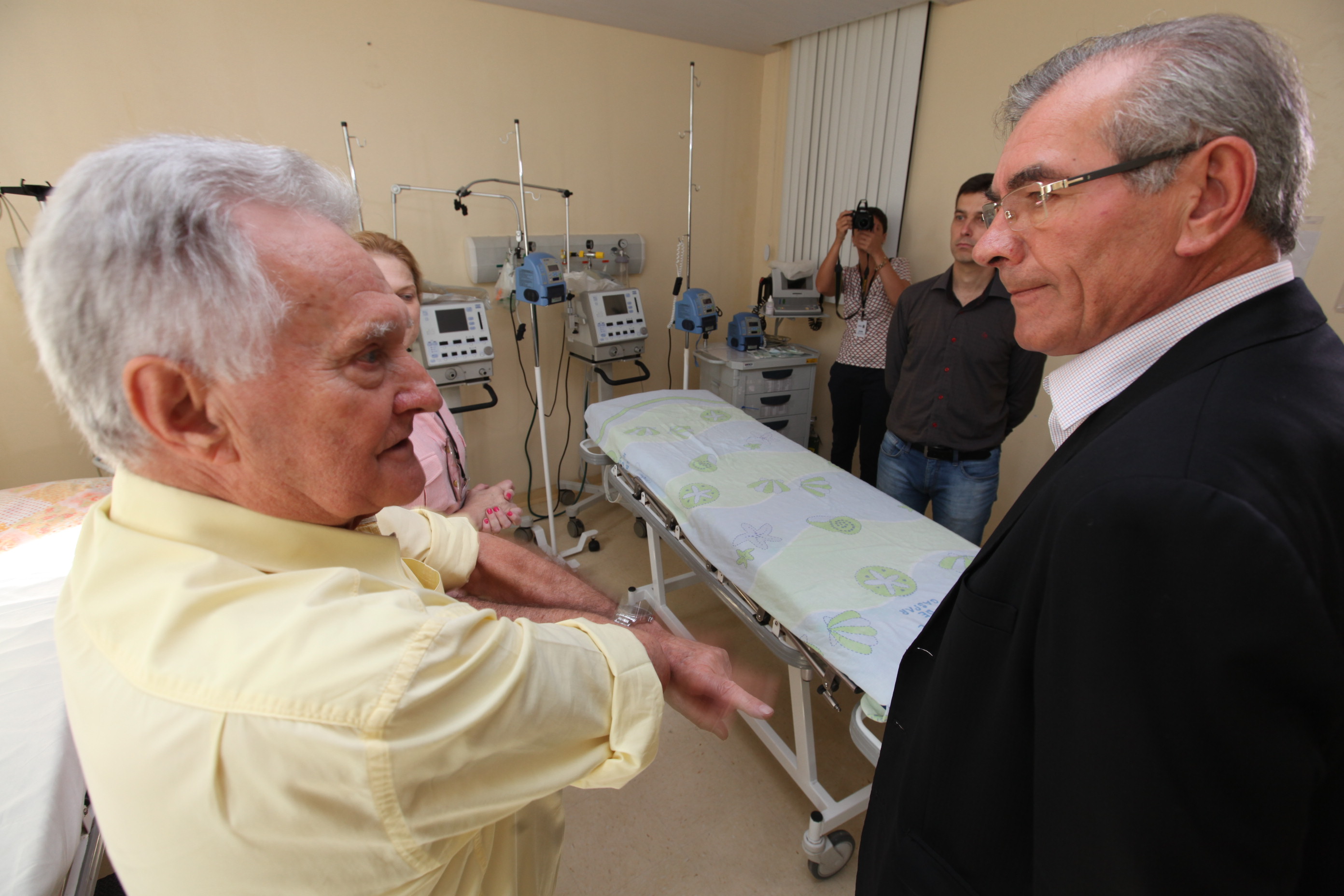 Visita ao Hospital de Gaspar Nossa Senhora do Perpétuo Socorro.